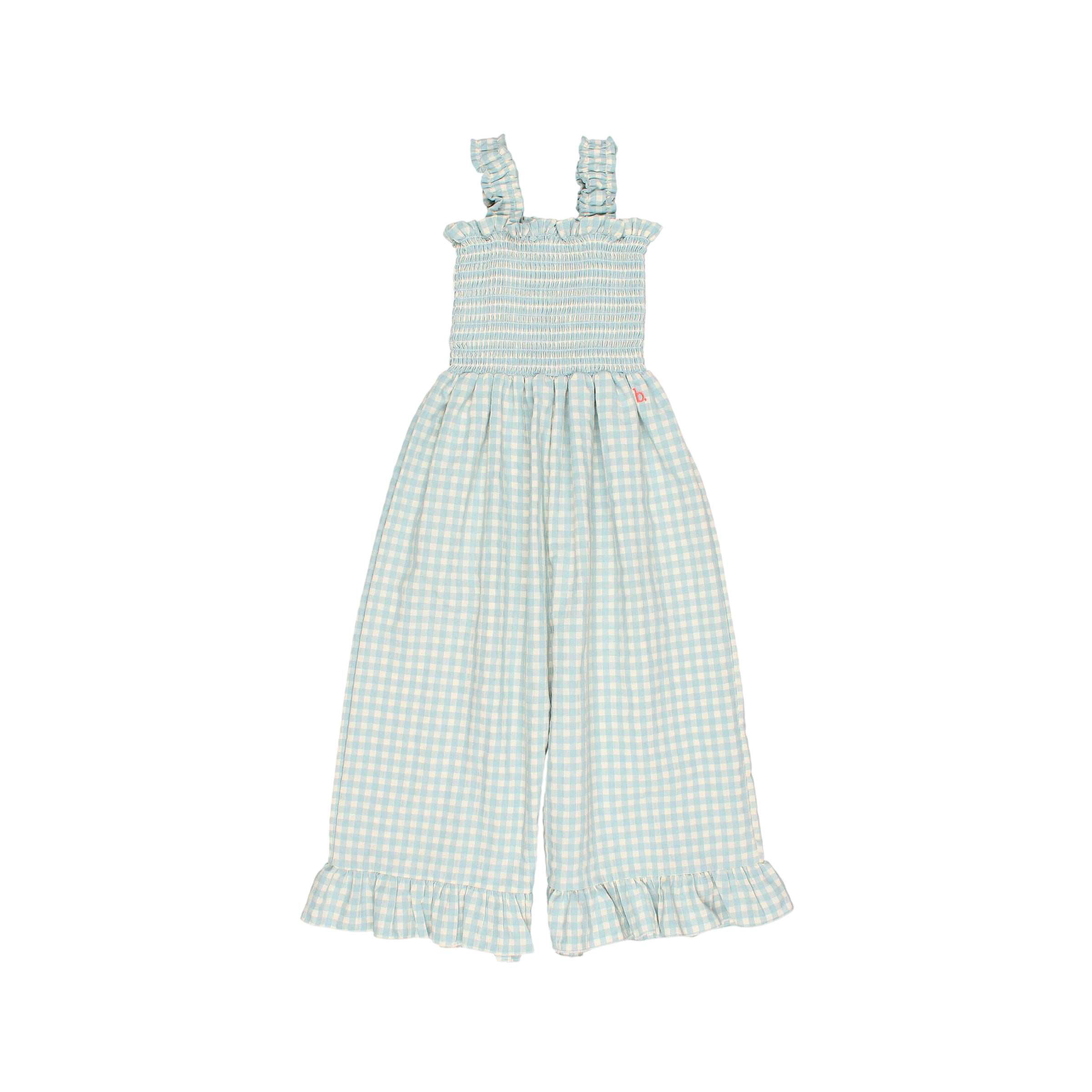 Monopièce vichy aqua