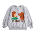 Sweat-shirt Friends In A Pickle Gris anthracite