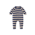 Baby set overall and cap UV protection Navy Stripe