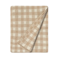 Strickdecke Vichy Rose