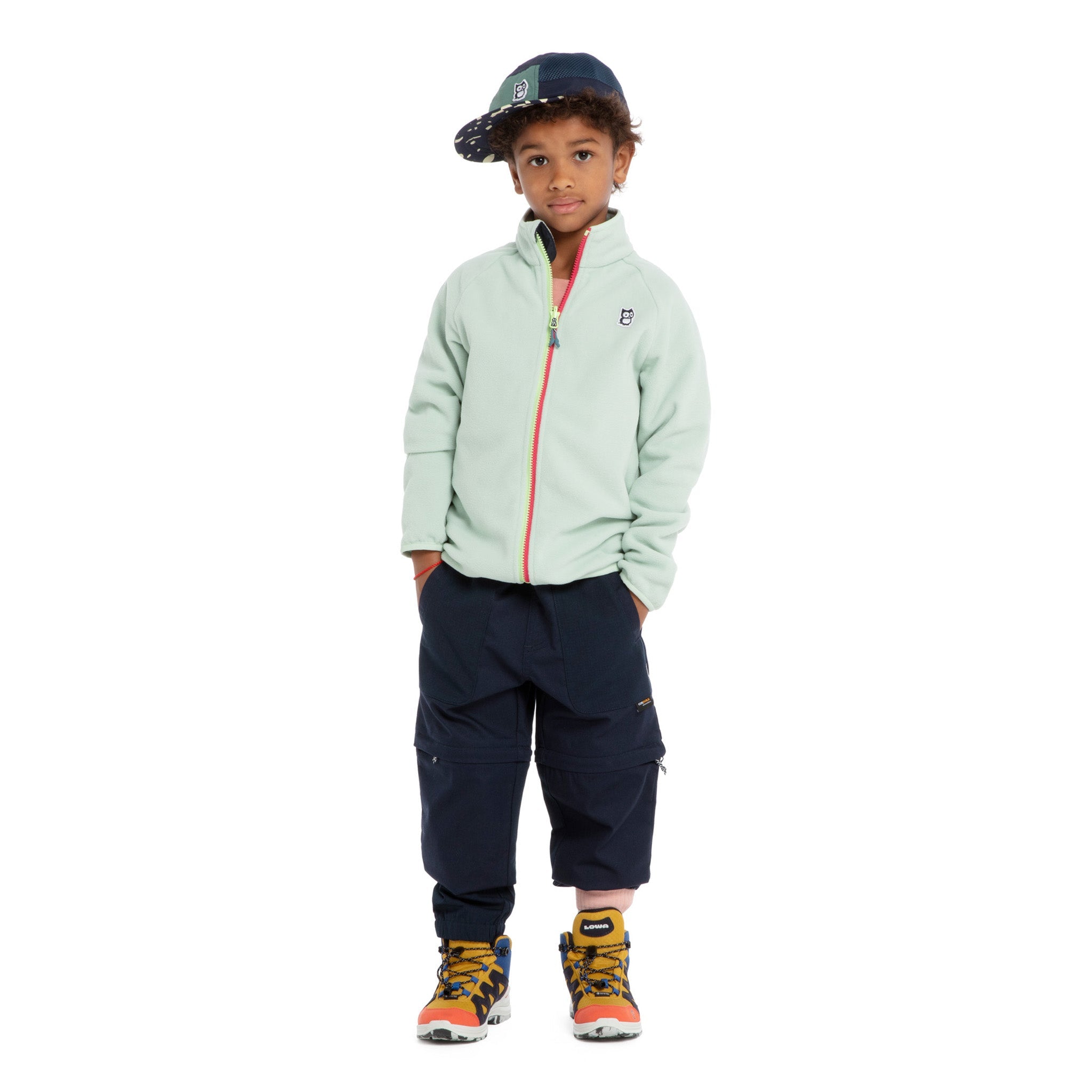 Bio-Fleecejacke Ado Mint ice
