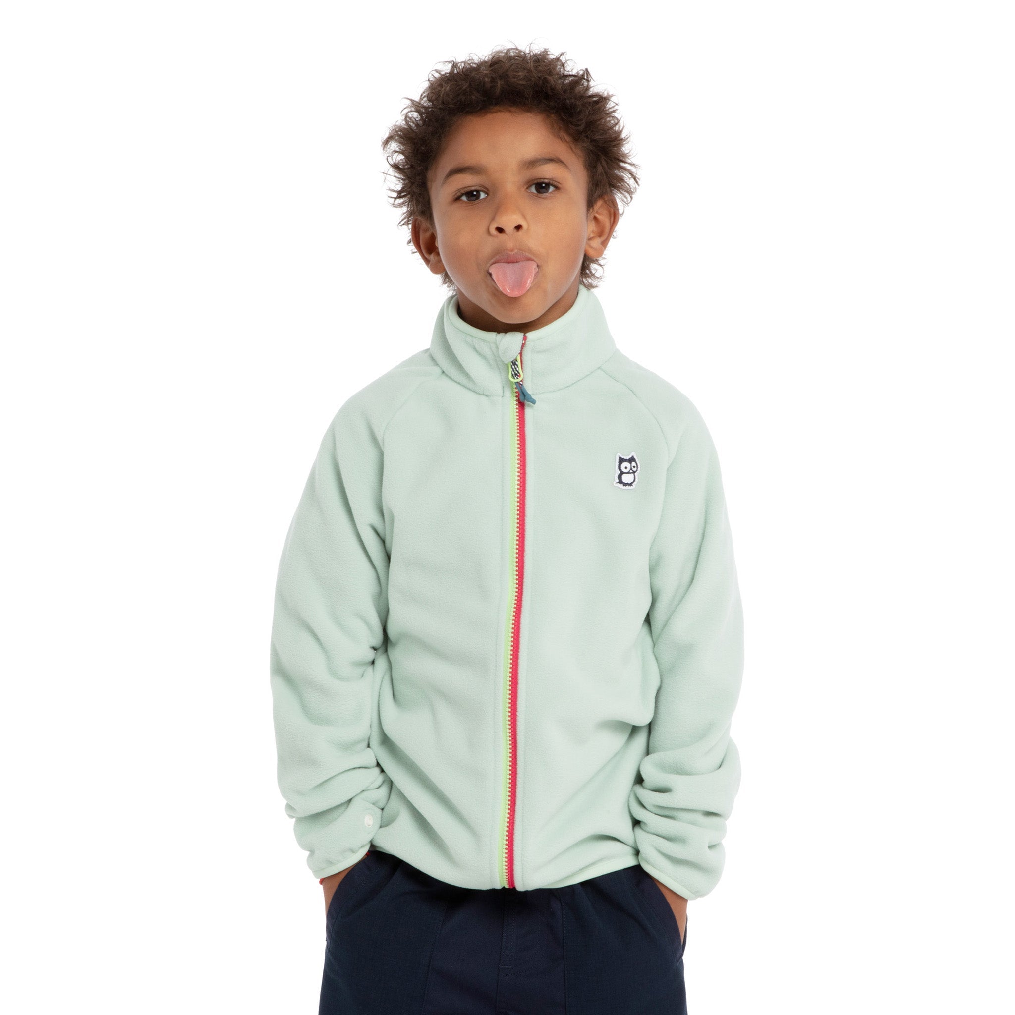 Bio-Fleecejacke Ado Mint ice
