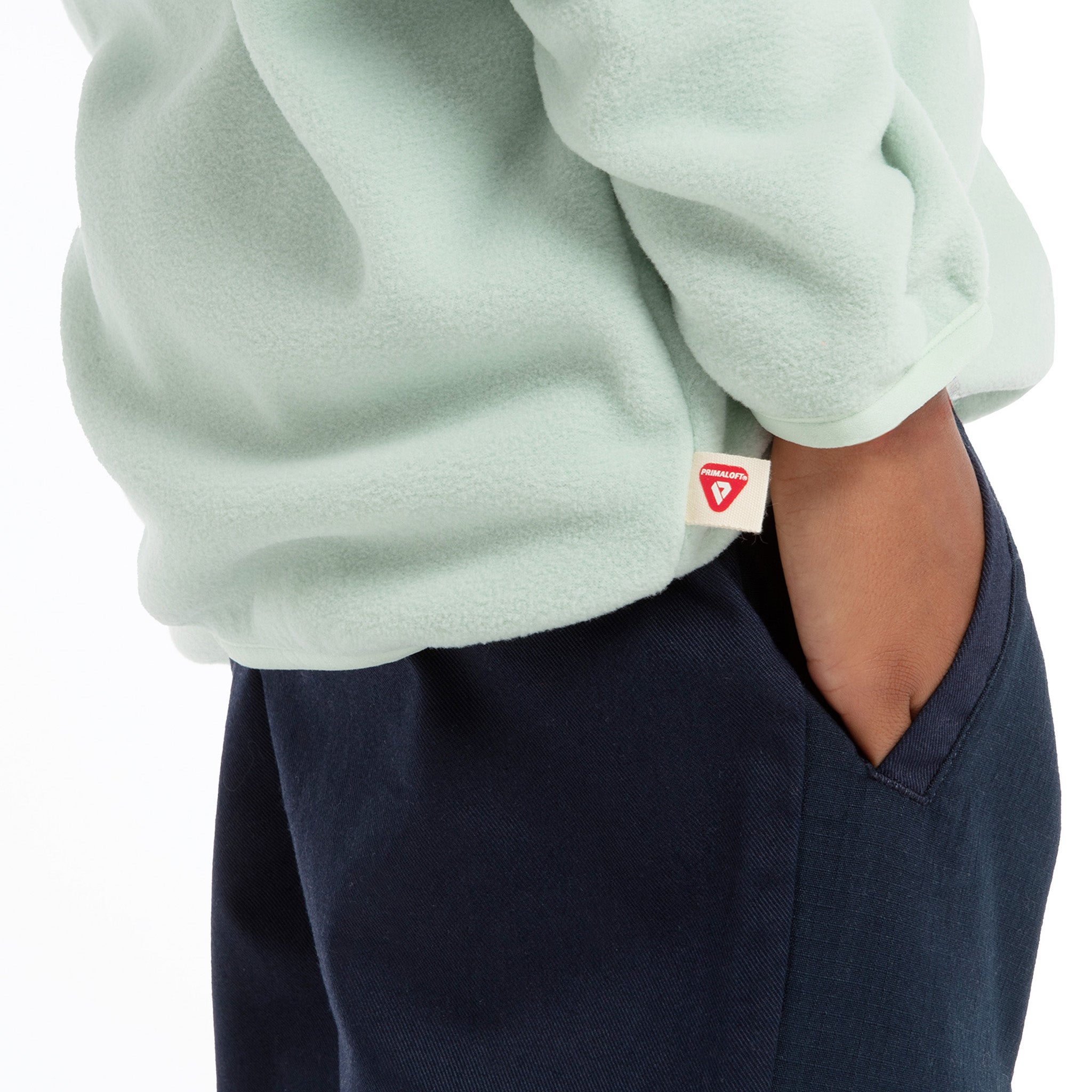 Bio-Fleecejacke Ado Mint ice