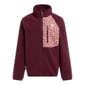 Bio-Fleecejacke Avan "Senso" Mulberry / Dark rose