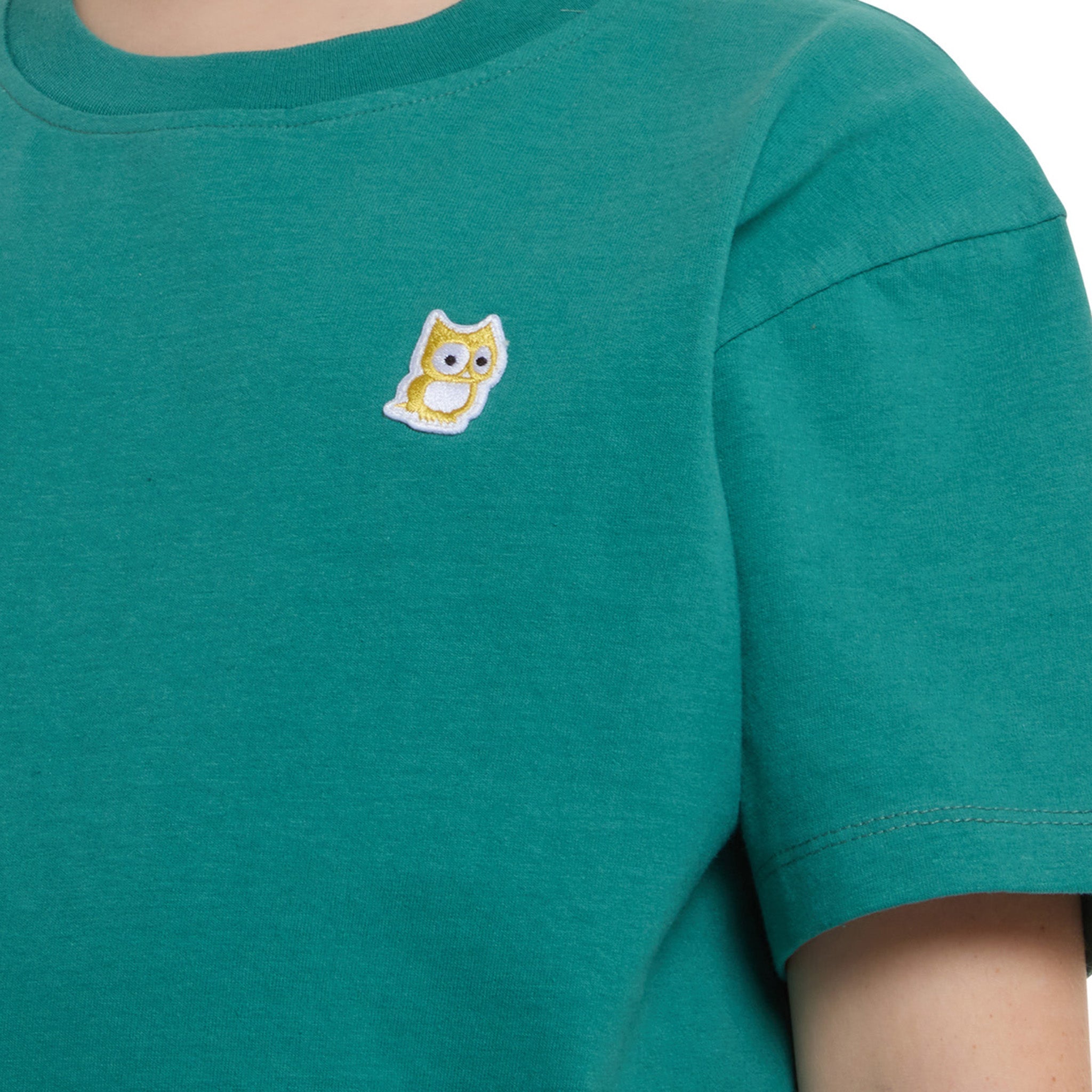 T-shirt Coba cotton jade green