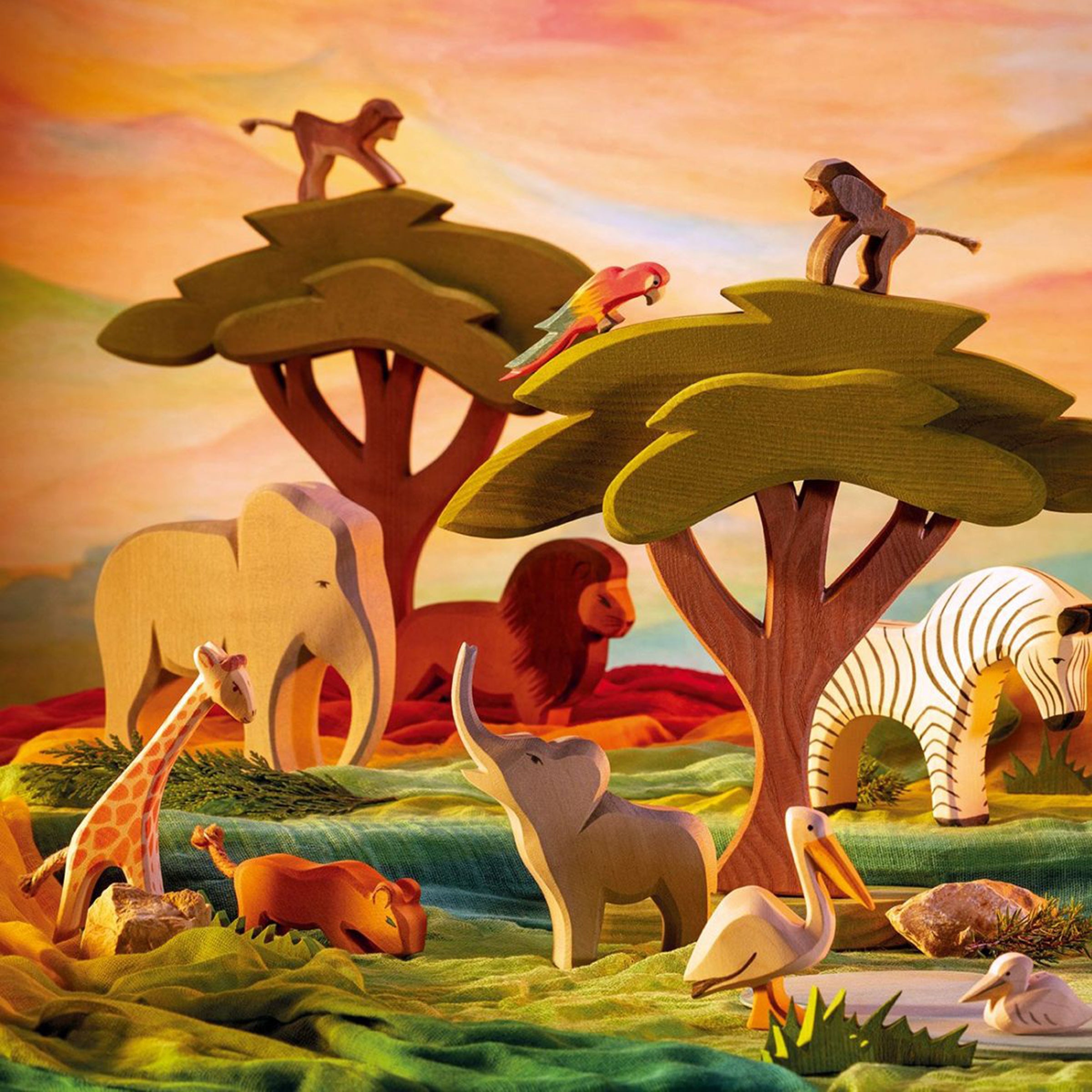 Ostheimer bull elephant wood