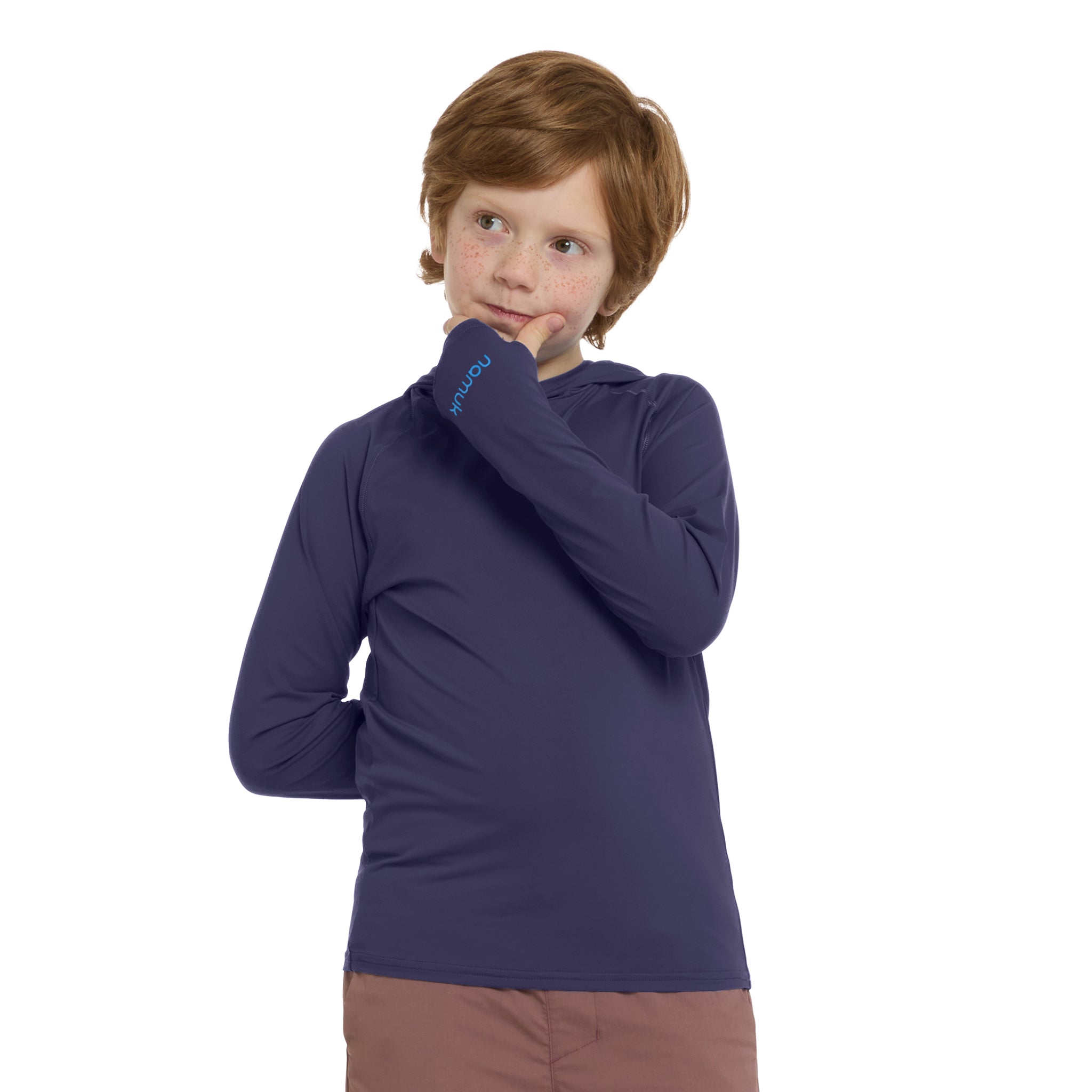 Longsleeve mit Kapuze Lika Tech True navy