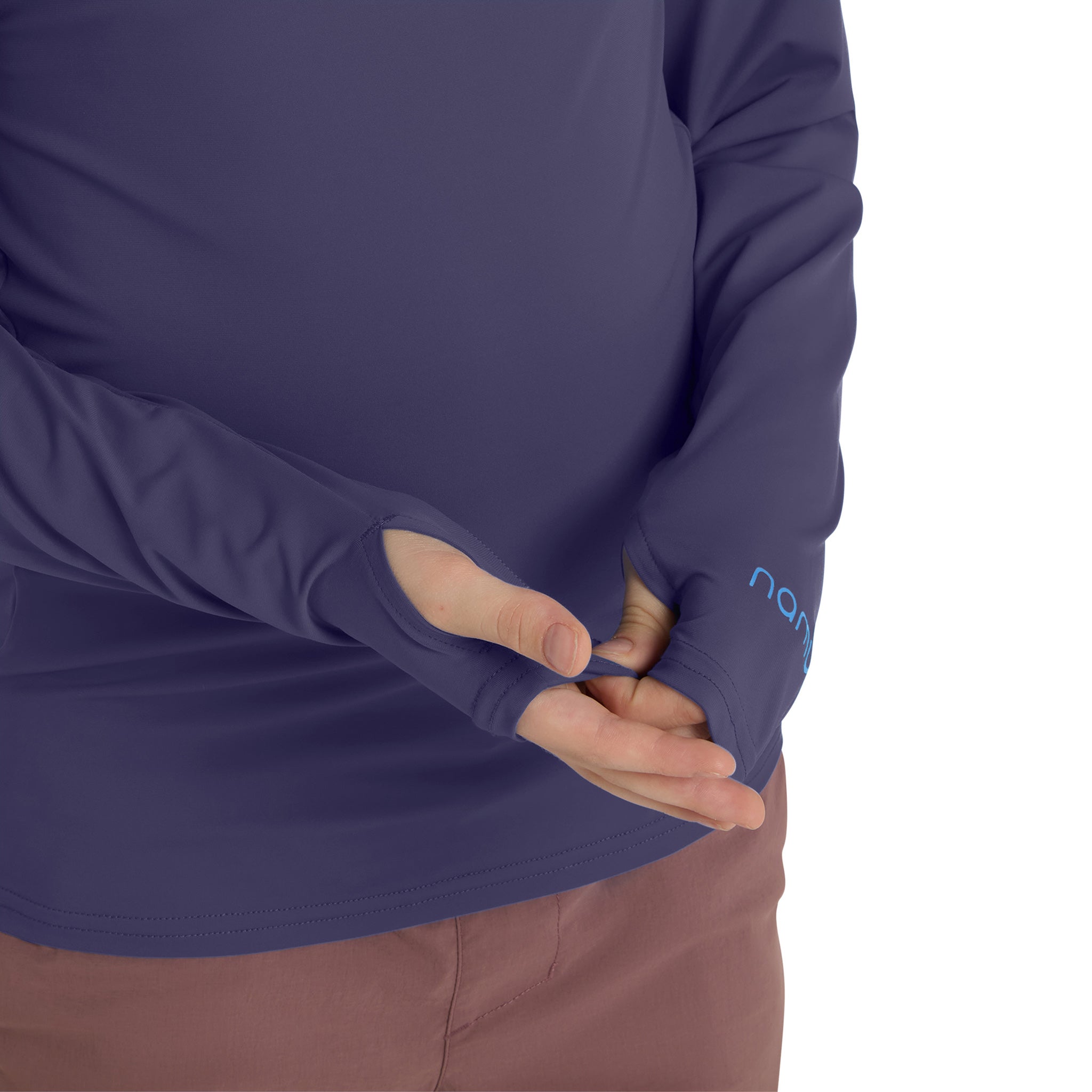 Longsleeve mit Kapuze Lika Tech True navy