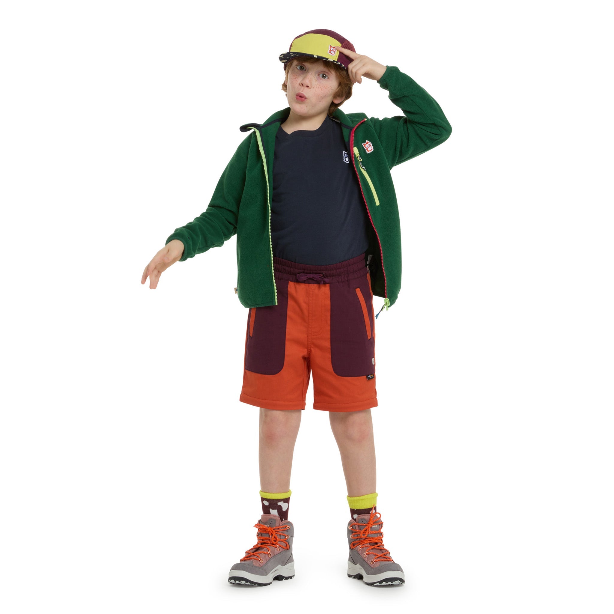 Hose Mack Zip-off Mulberry / Amber