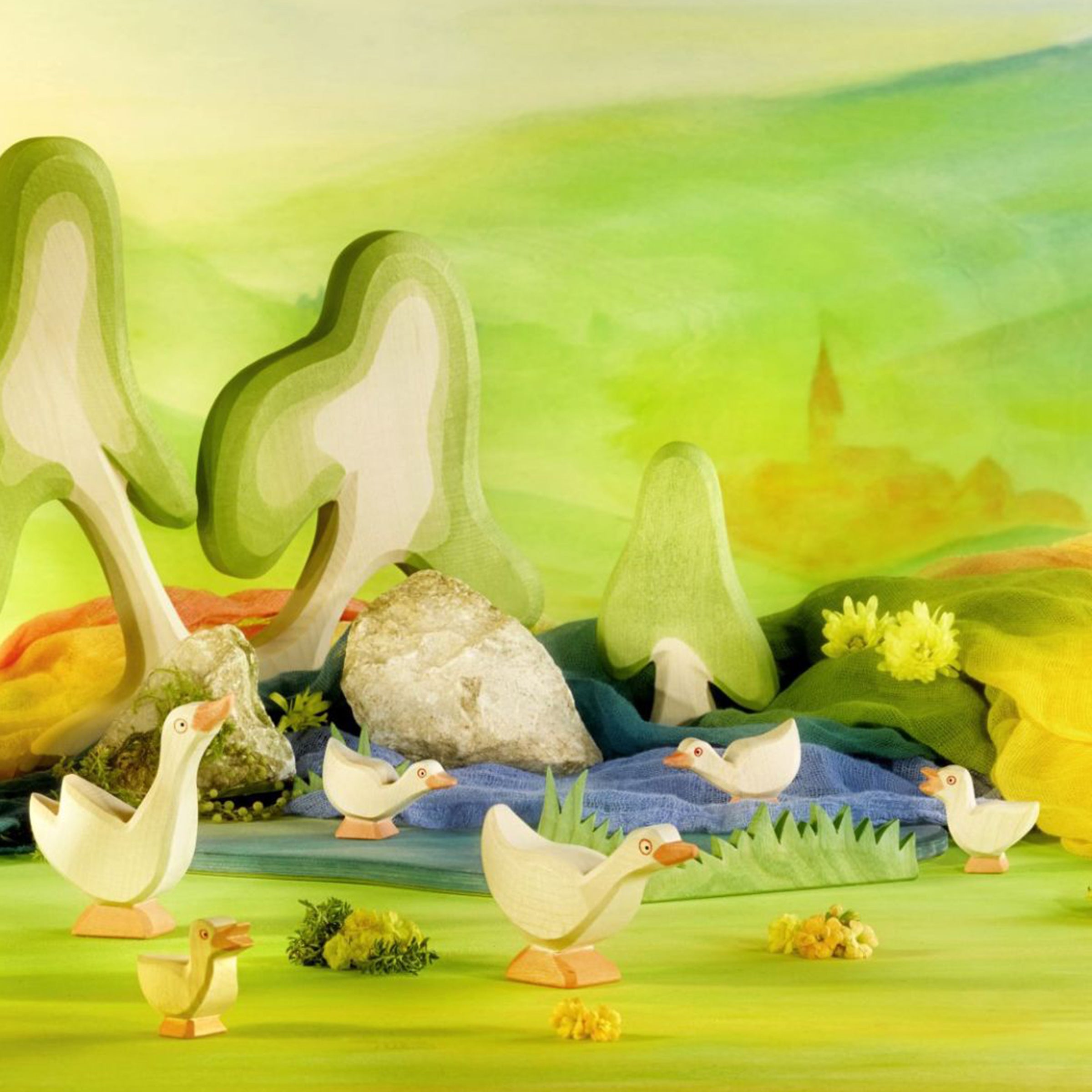 Poussin d'oie Ostheimer Tête basse