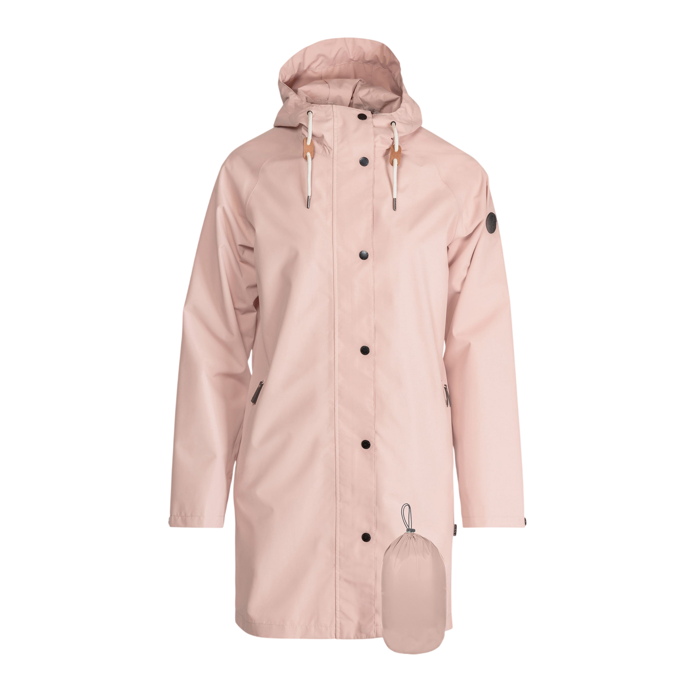 Manteau de pluie pour femme Travelcoat mahogany rose