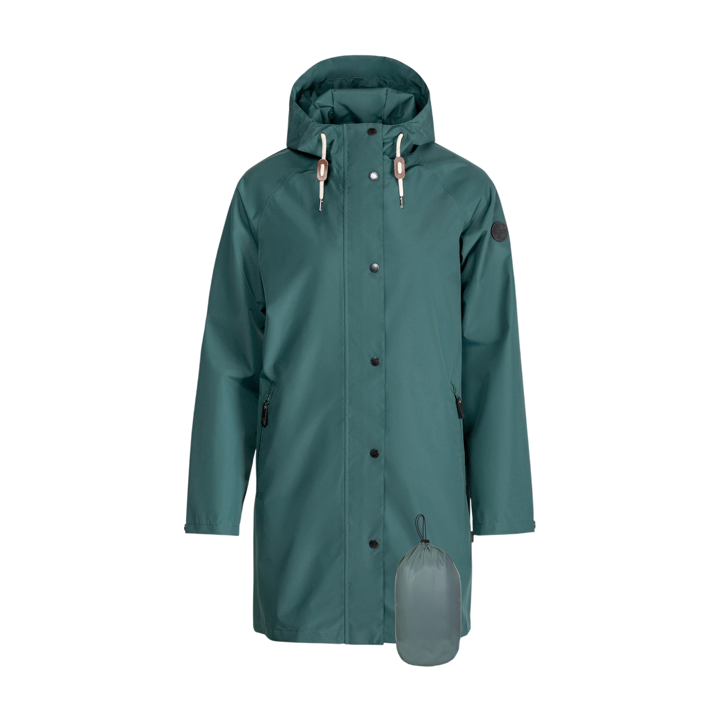 Manteau de pluie pour femme Travelcoat sea moss