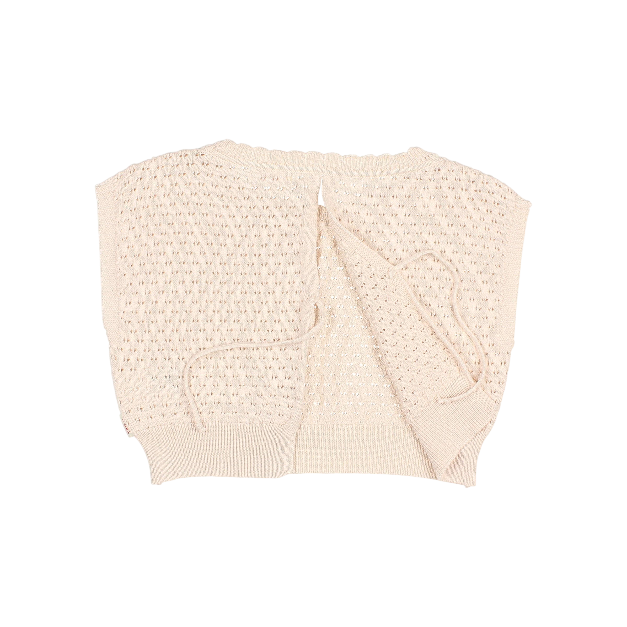 Top Boho crème rose