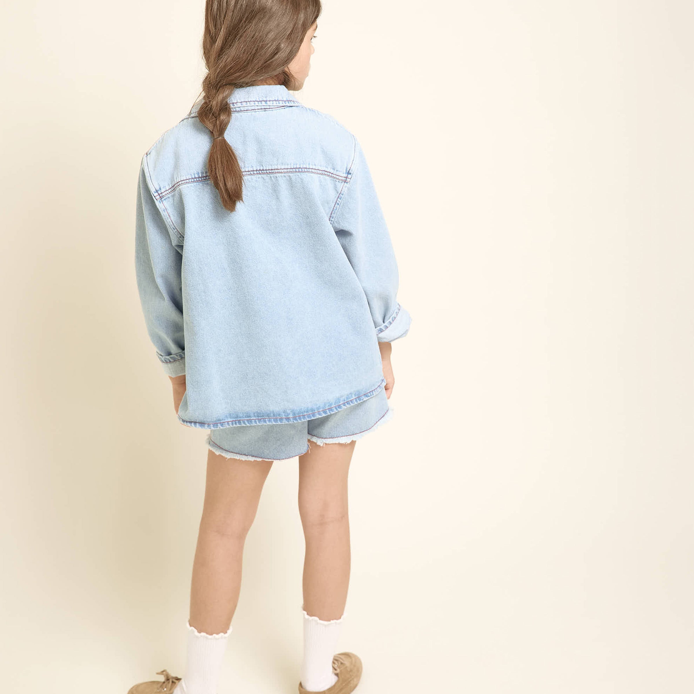 Short Denim Bleach