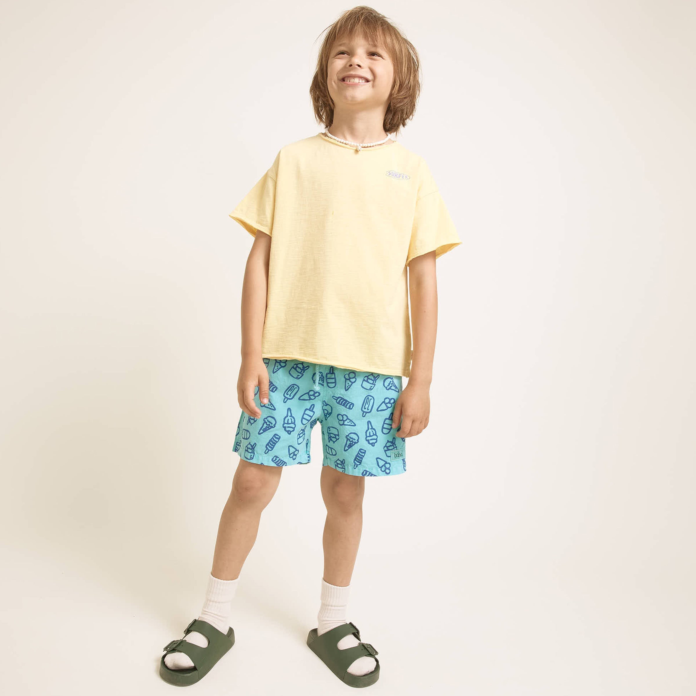 Ice Cream Emerald swim shorts