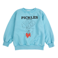 Sweat-shirt Bunch Of Vegetables Light Blue