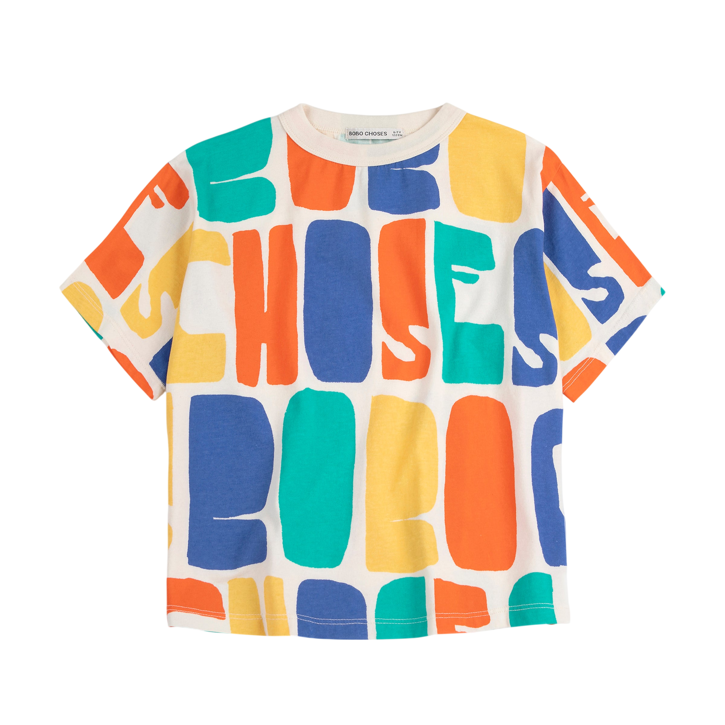 T-shirt Bobo Choses Color blanc cassé