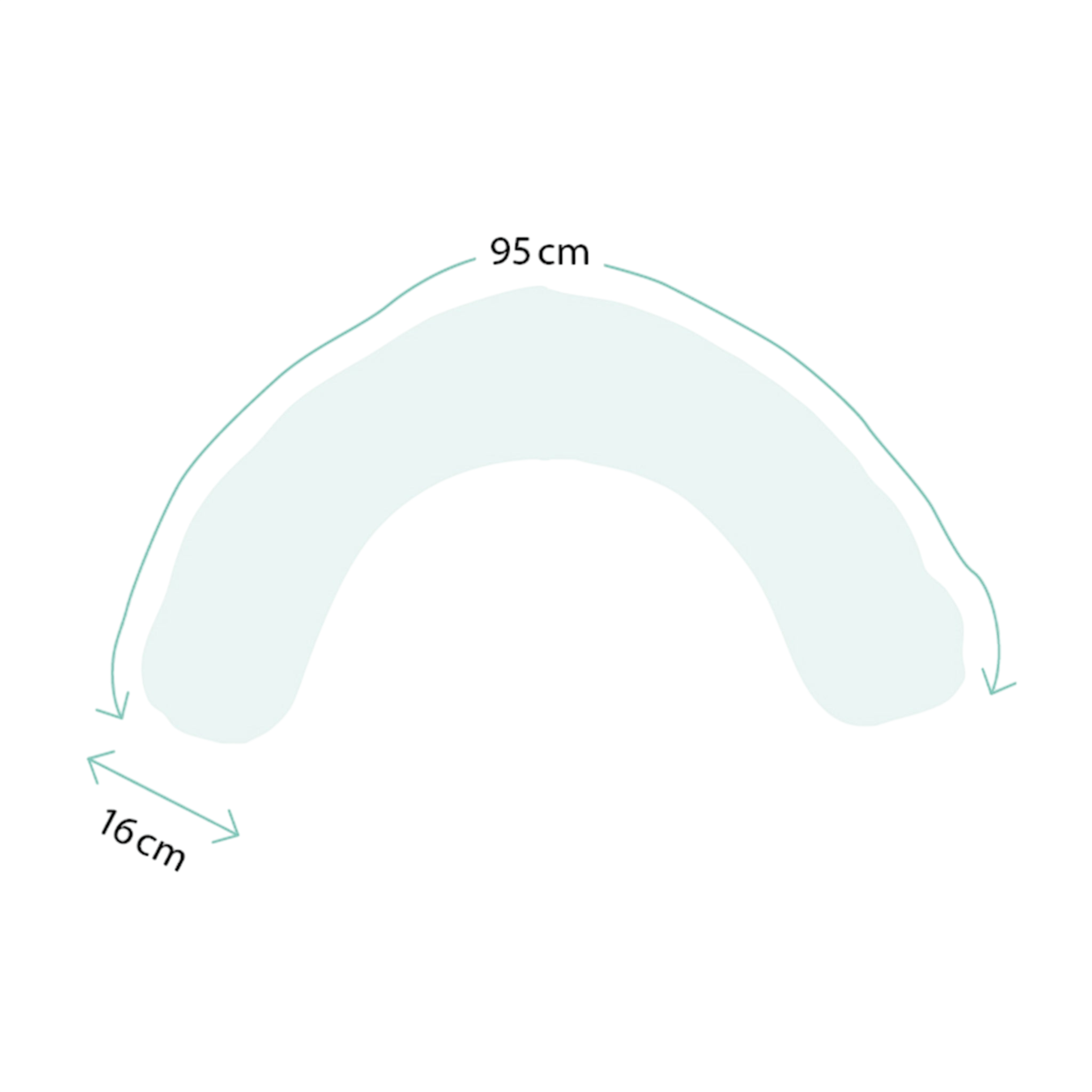 Baby Lagerungskissen, gefüllt mit Polystyrol-Perlen