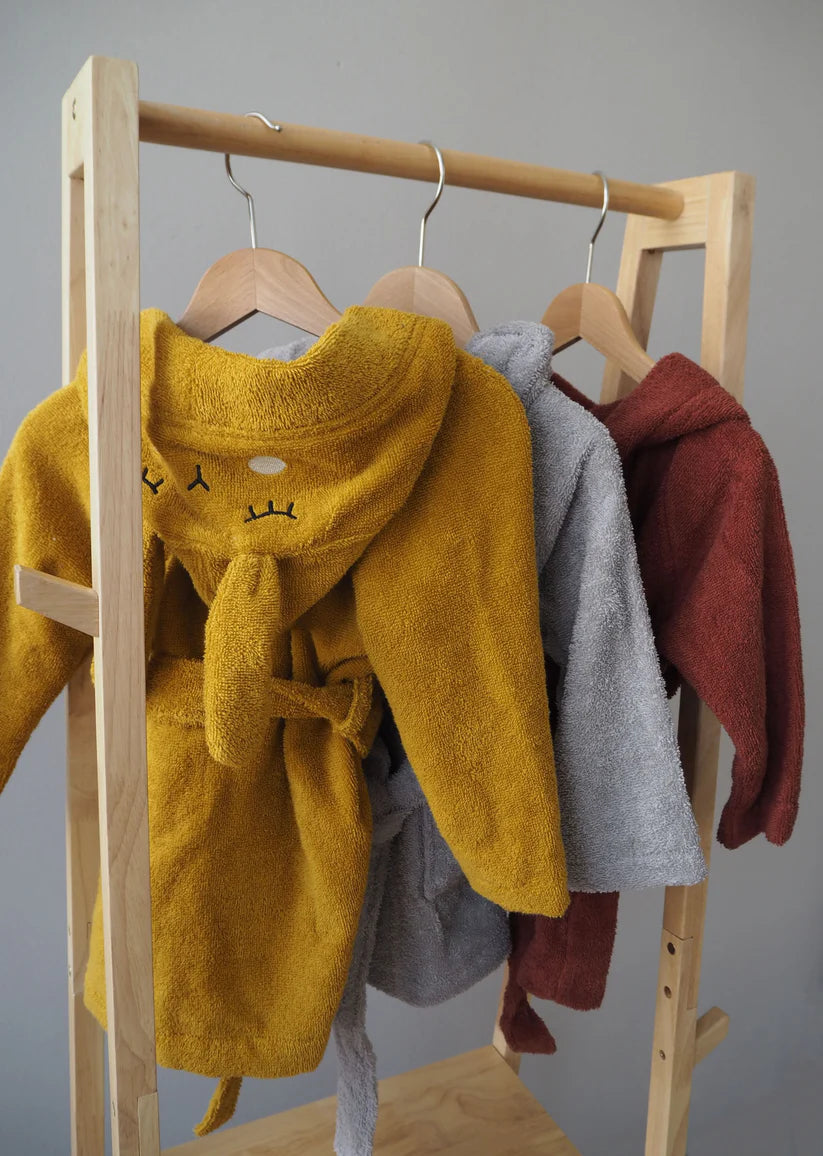 Bademantel Hase Senfgelb