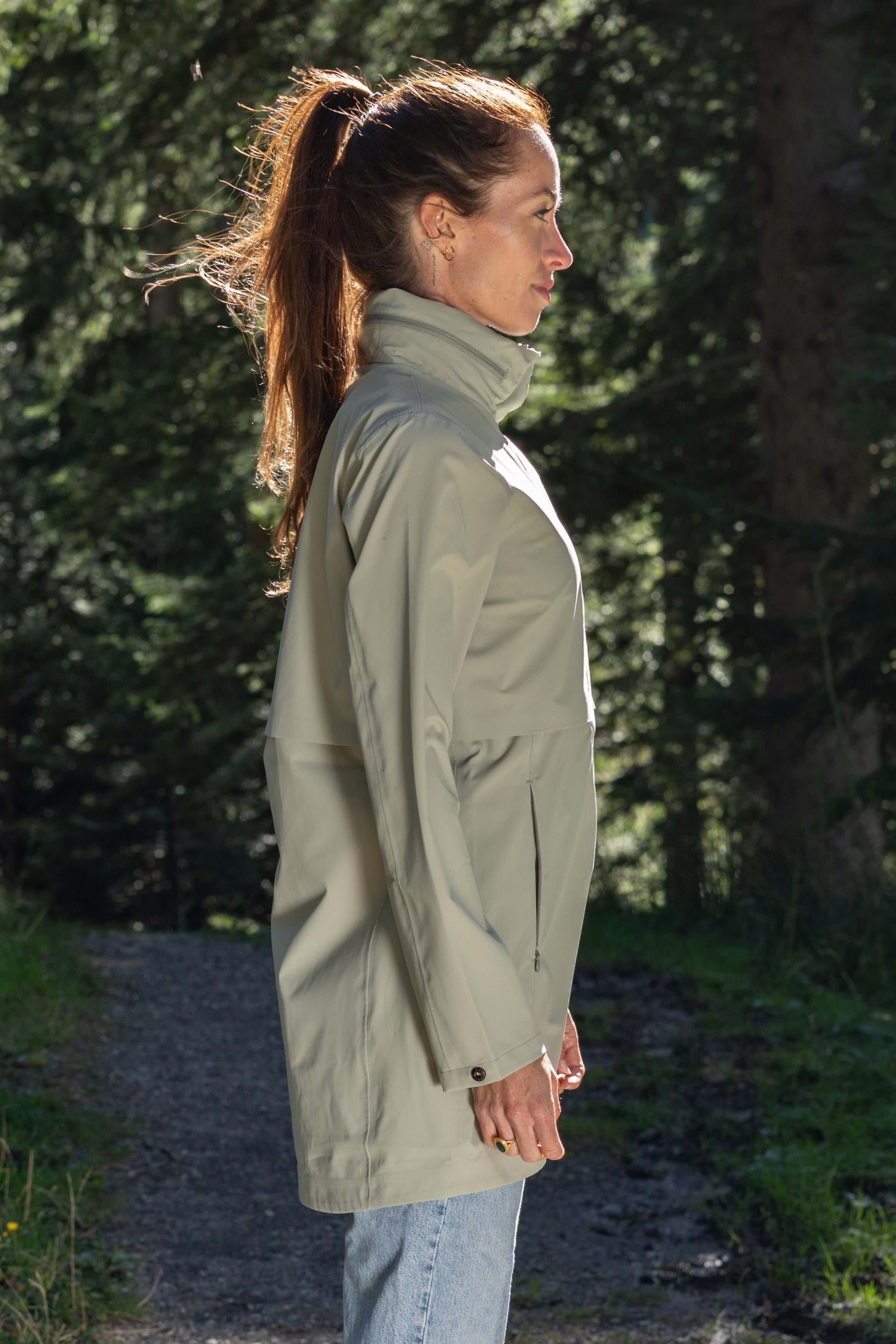 Manteau de pluie 3 couches Penny sea grass