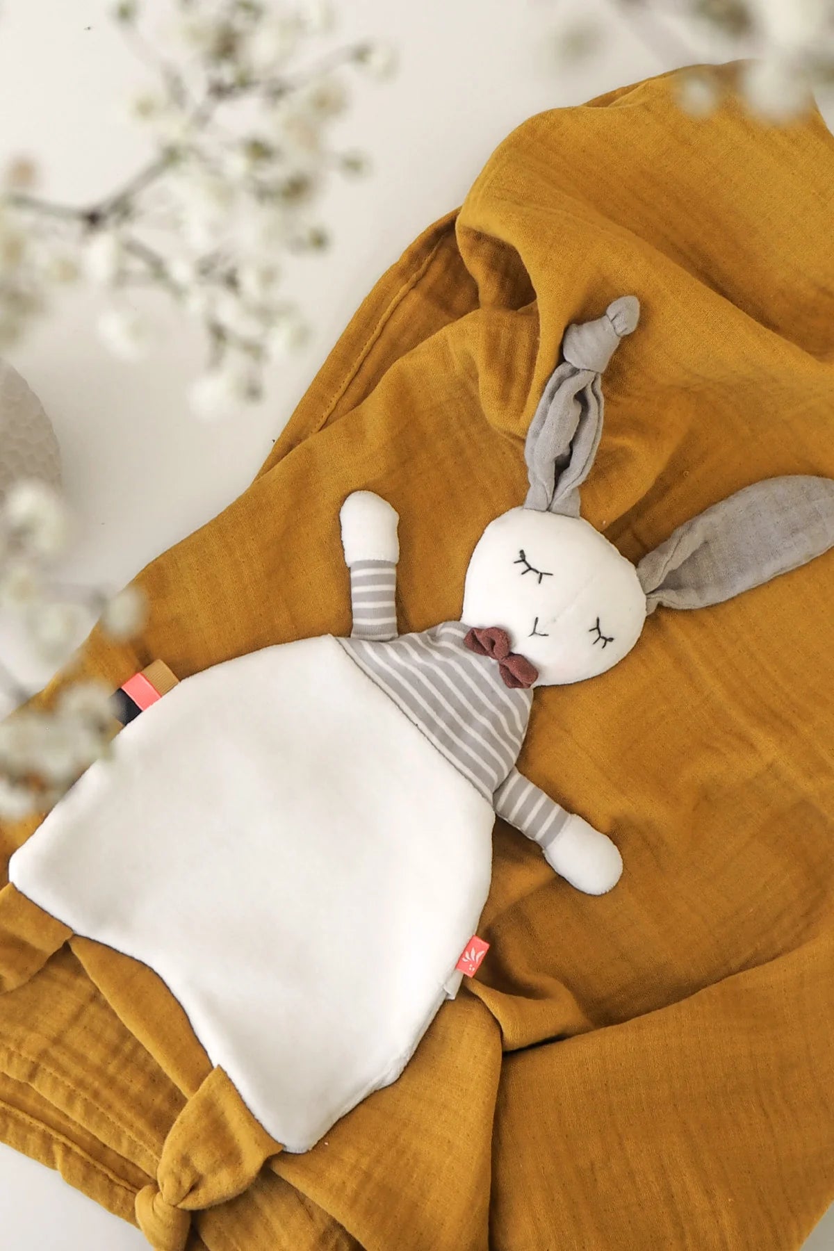 Cuddle cloth Rabbit Blue (GOTS)