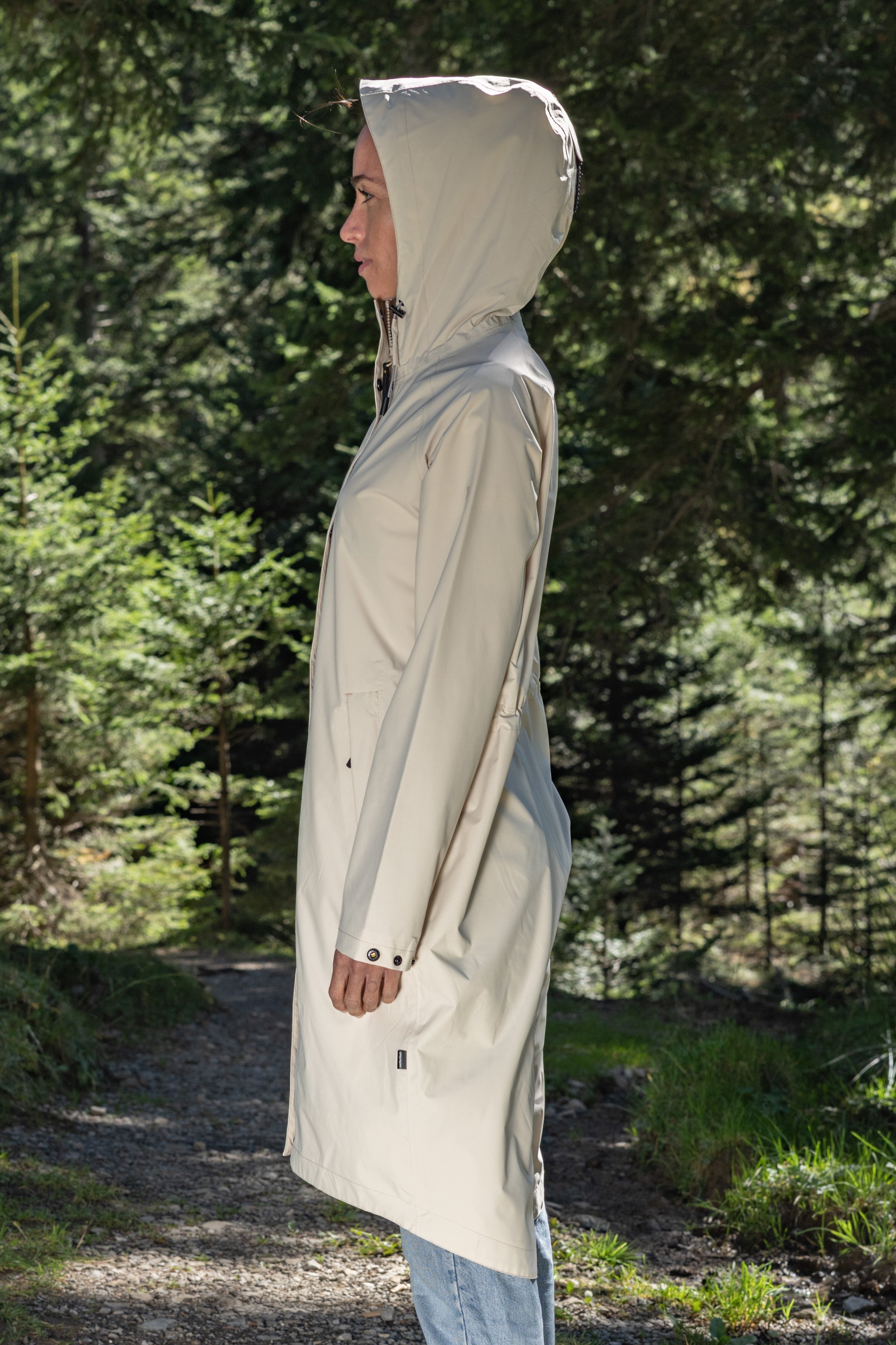 Manteau de pluie pour femme Chana french oak