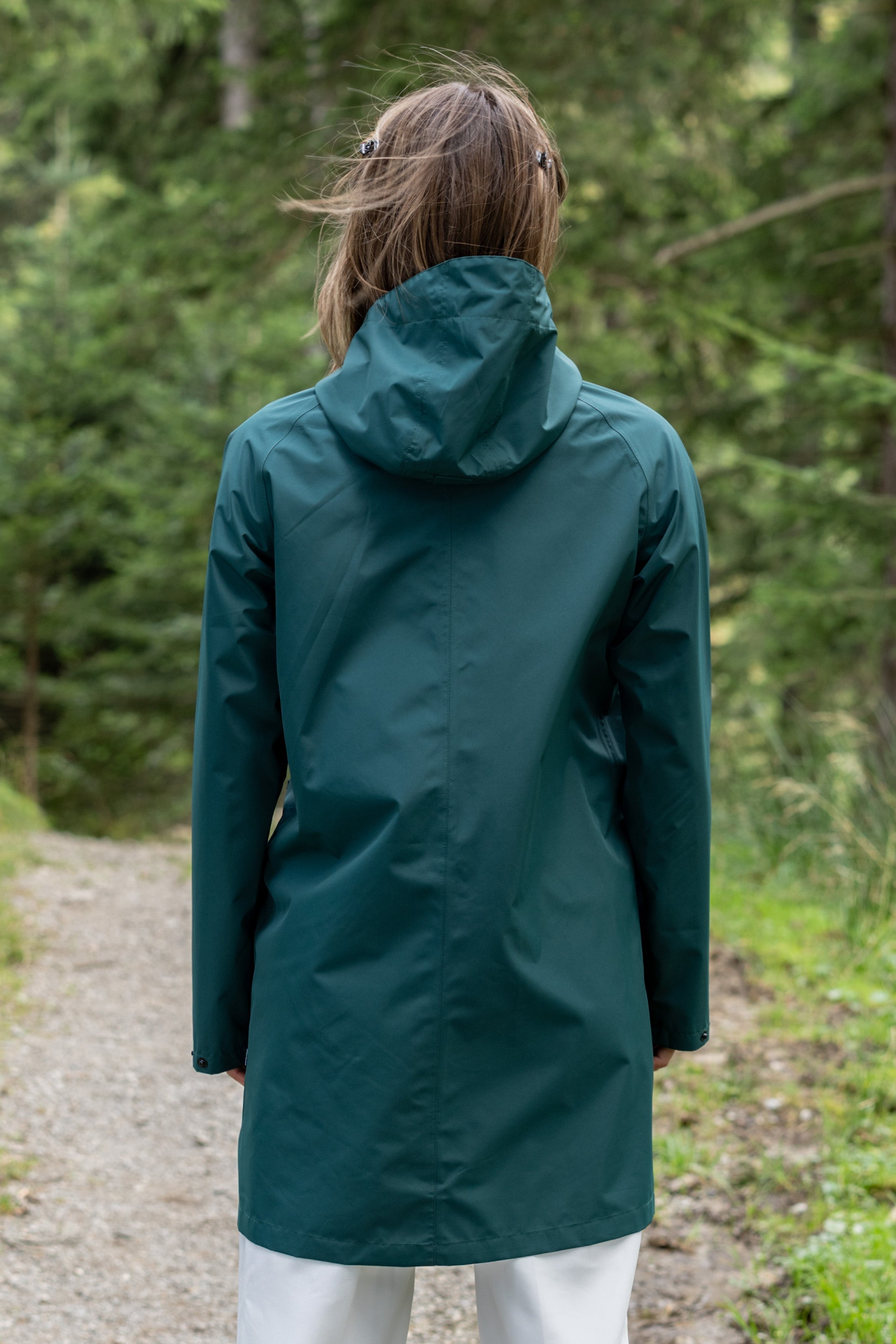 Women's raincoat Travelcoat sea moss