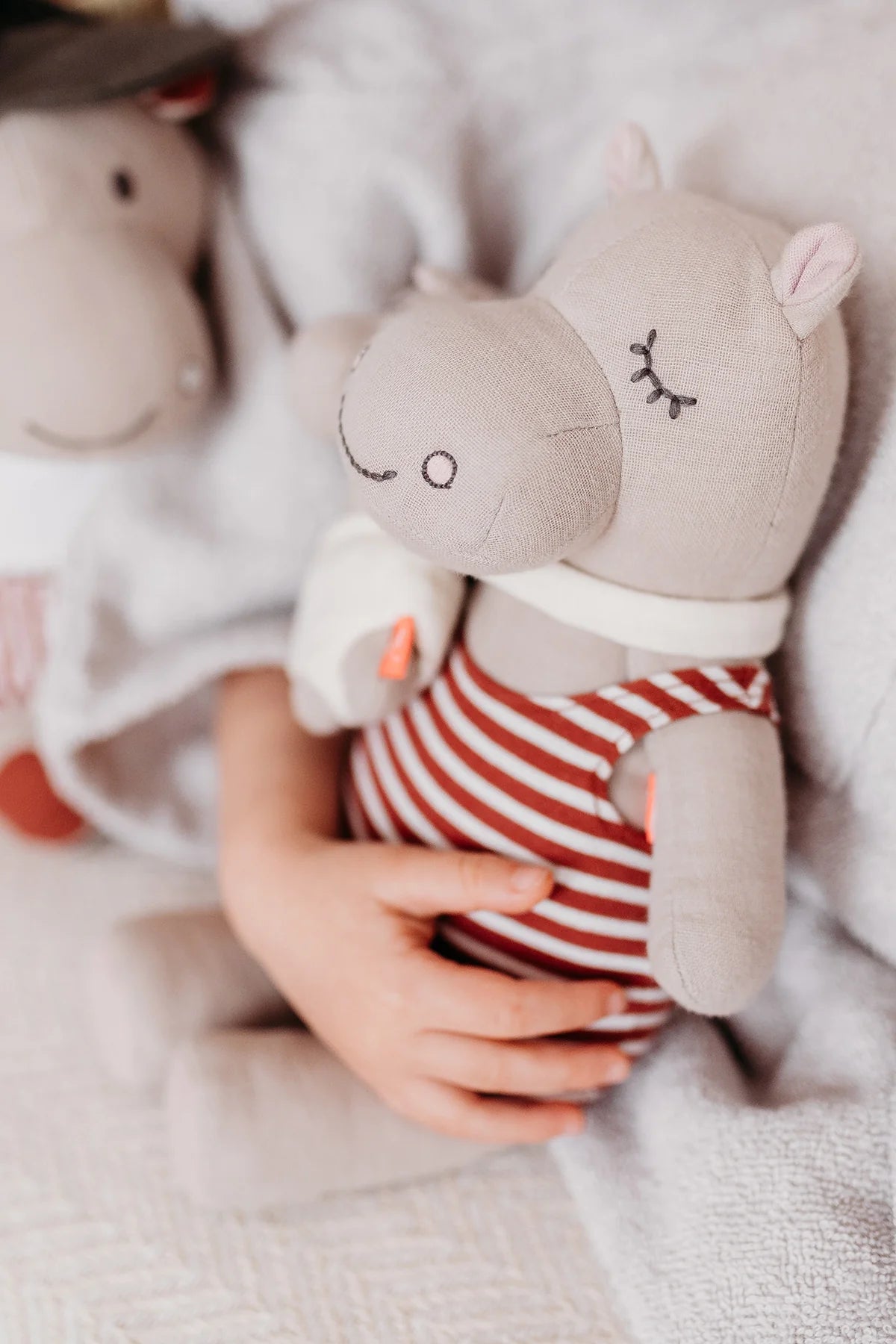Poupée en tissu Hippo