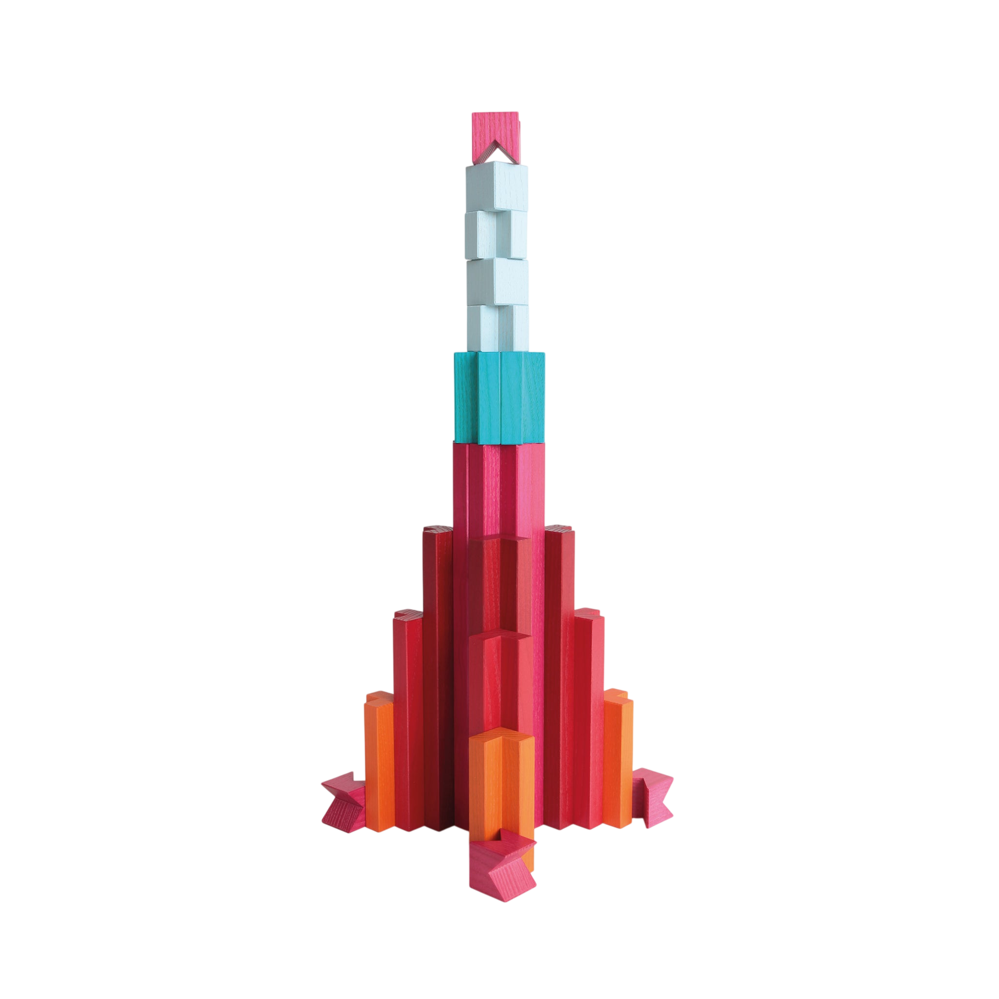 Naef Wooden building blocks Tigno colored ash