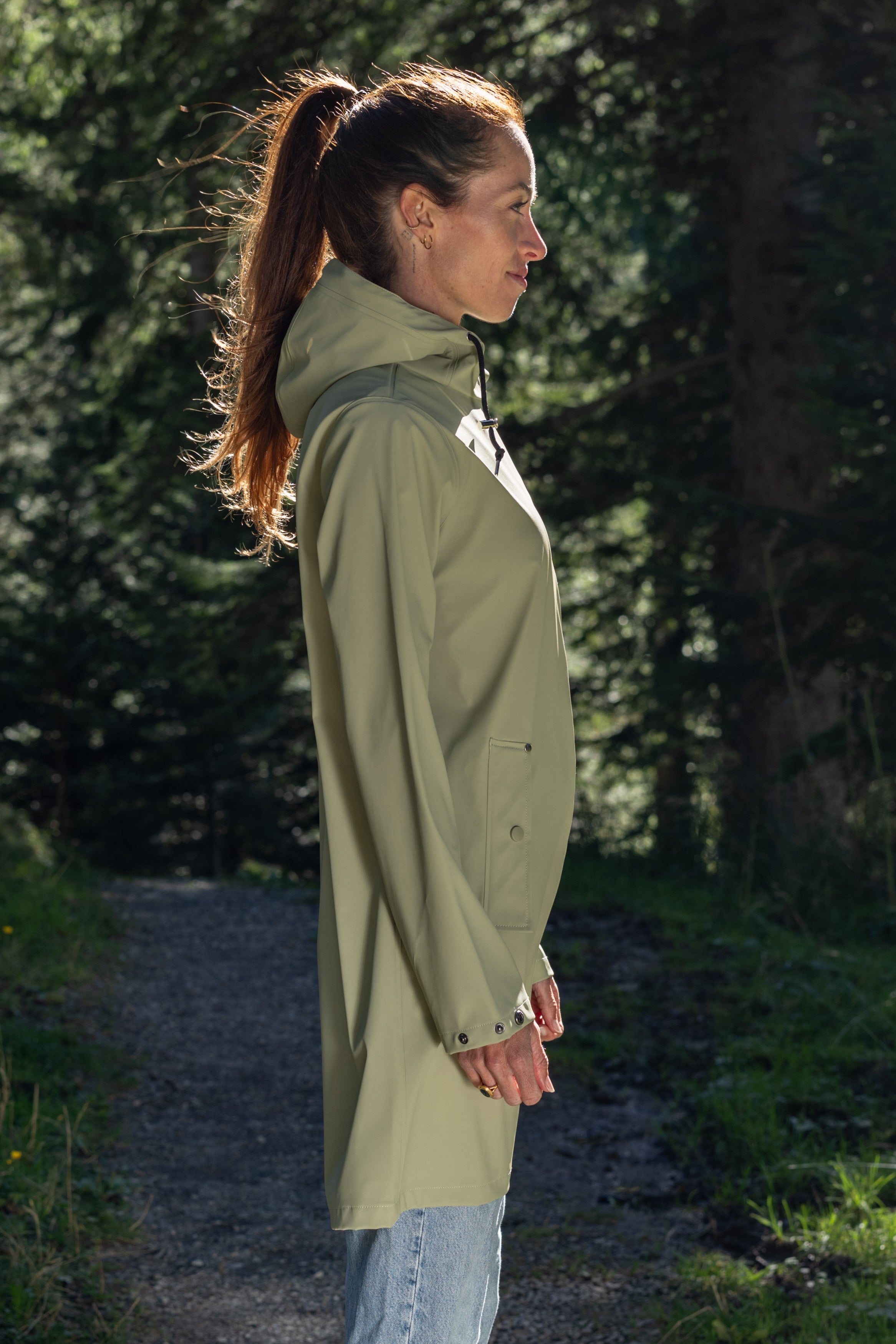 Frauen Regenjacke Saskia tea