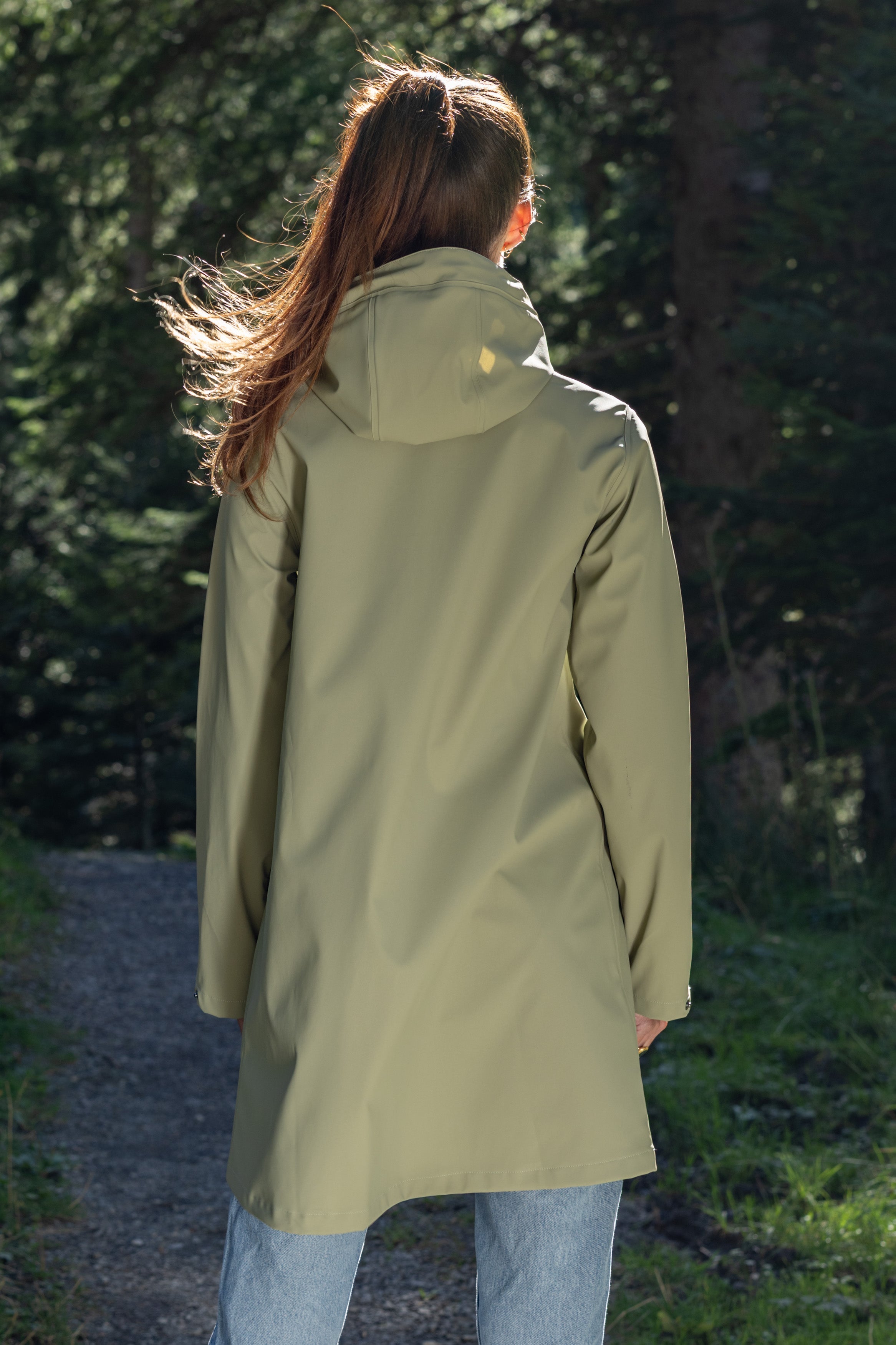Frauen Regenjacke Saskia tea