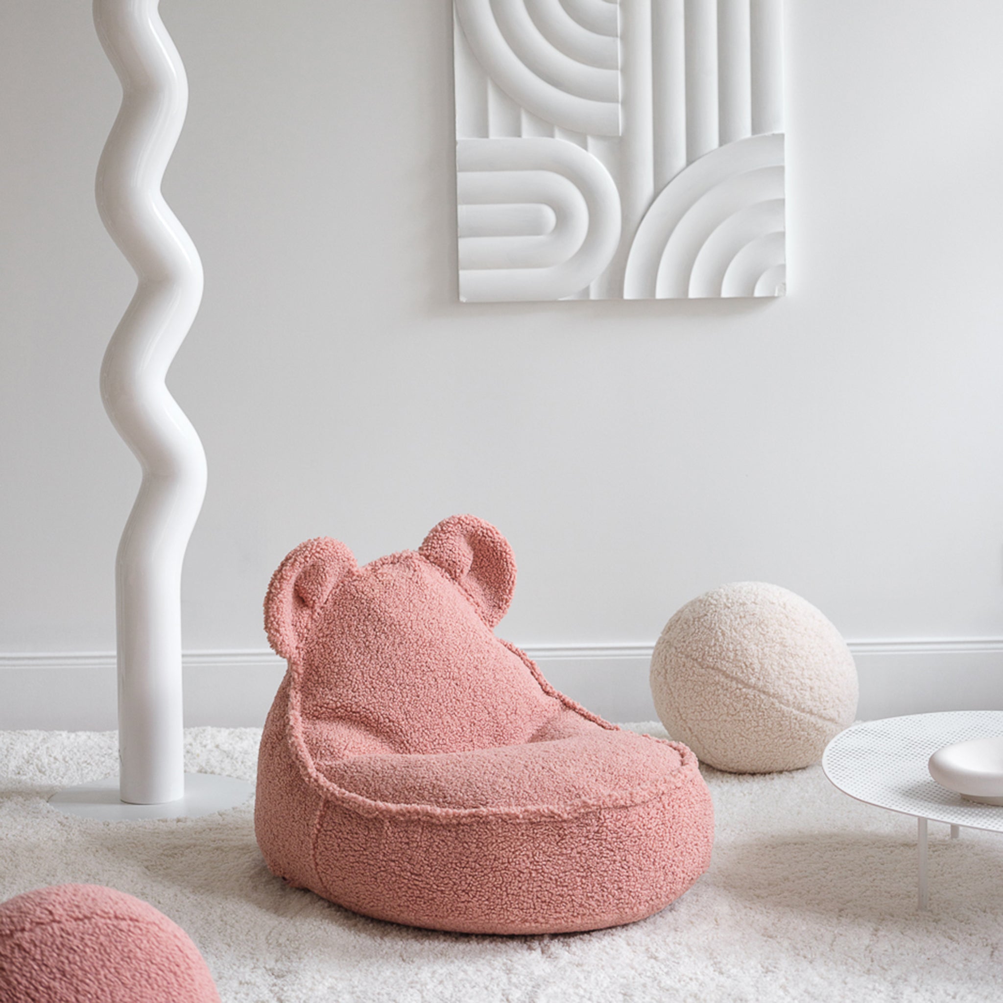 Wigiwama Bear Beanbag Guava Pink