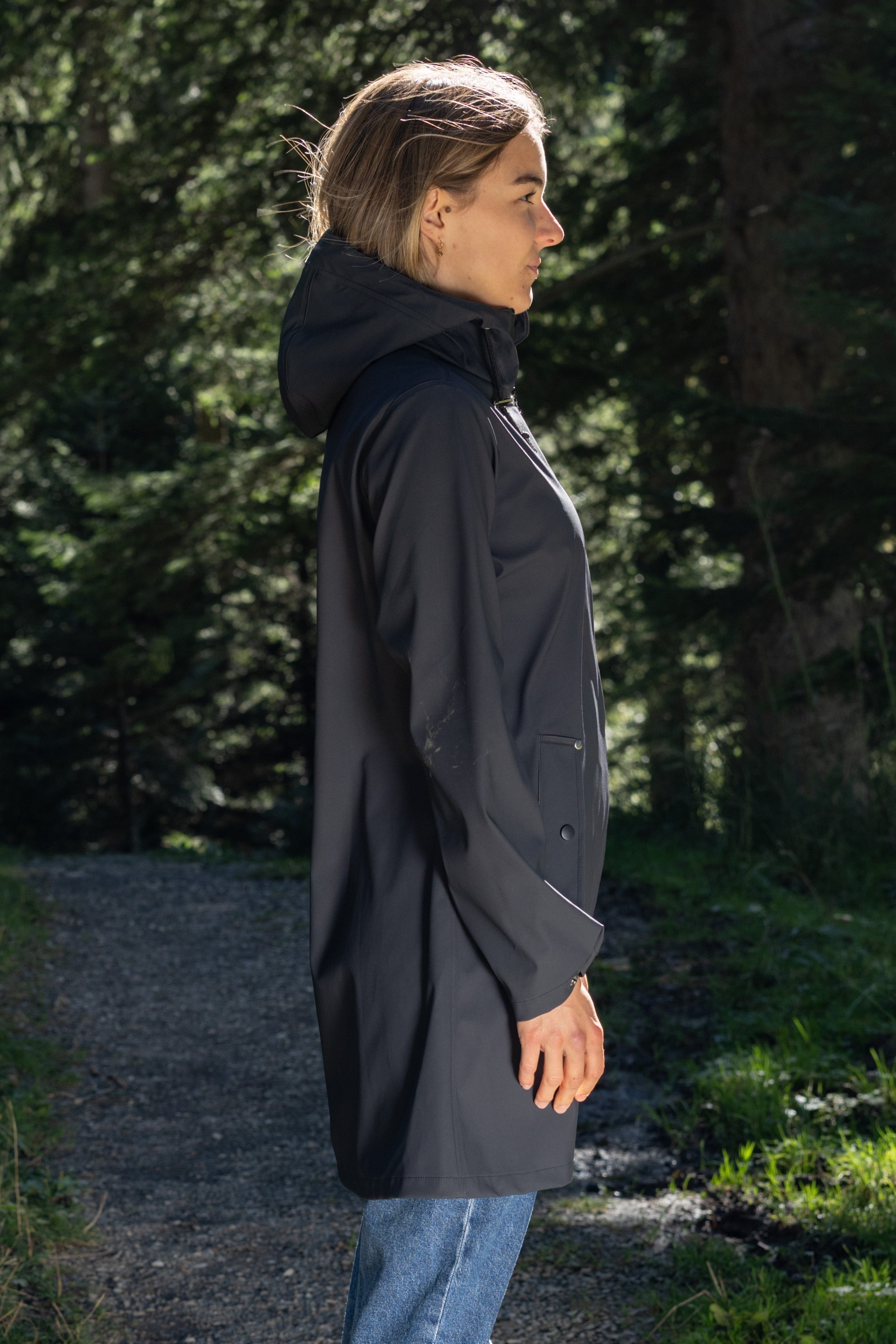 Women's rain jacket Saskia dark navy