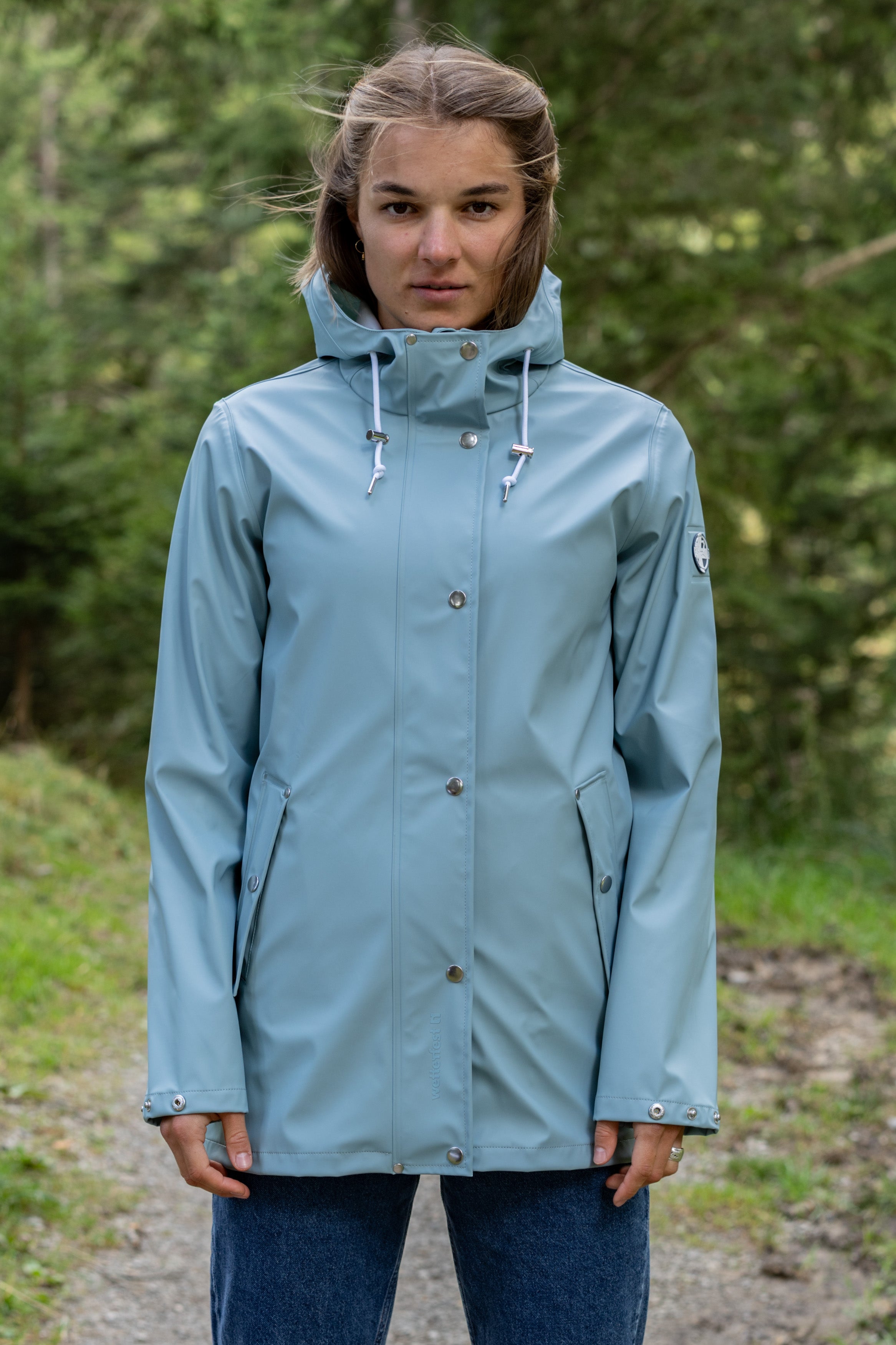 Veste de pluie pour femme Vera tourmaline