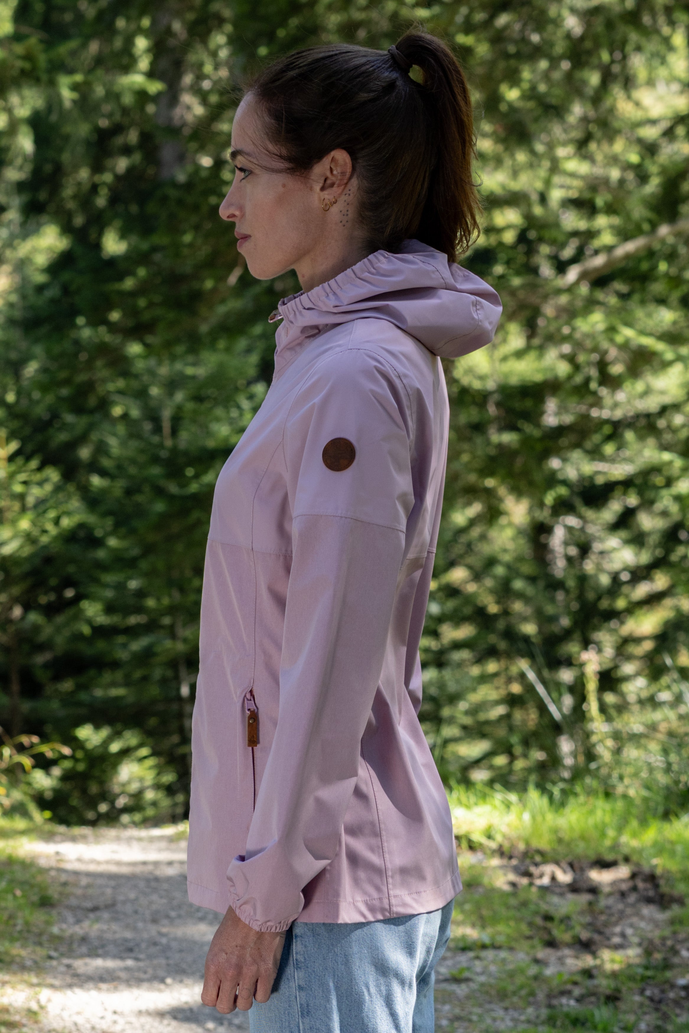 Veste de pluie pour femmes Travellight mauve shadows