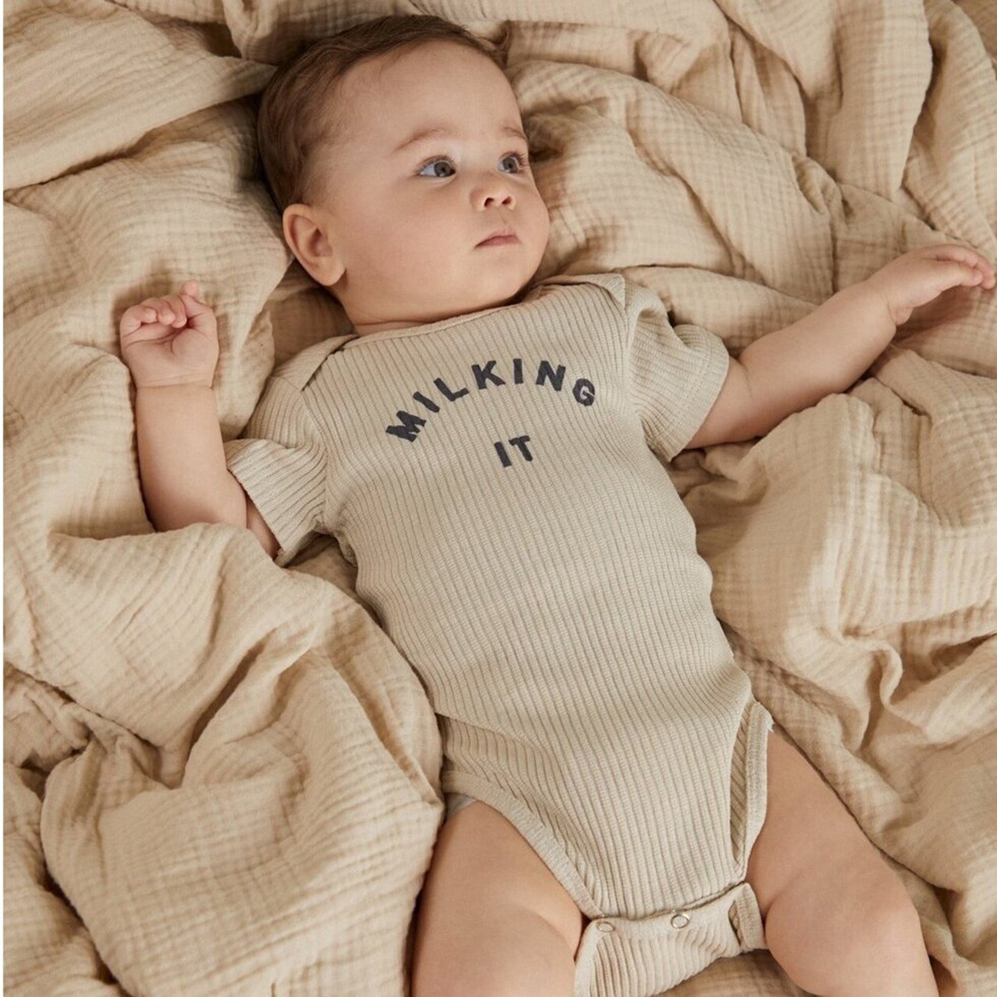 Milking It ® Body à manches courtes - Oat