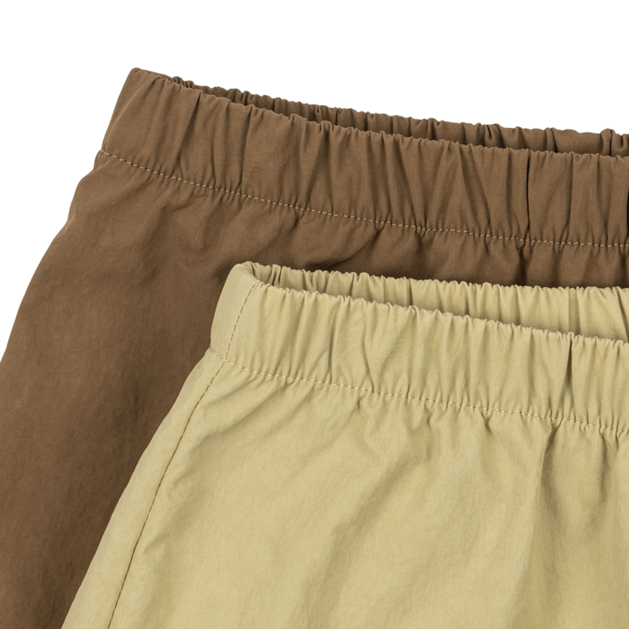 2 PACK ACTY SHORTS PALE OLIVE GREEN HERMINE