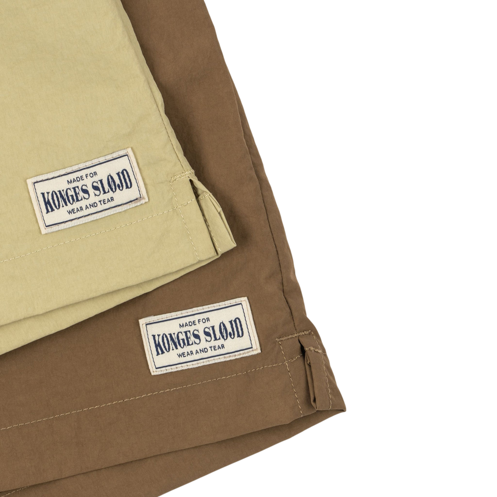 2 PACK ACTY SHORTS PALE OLIVE GREEN HERMINE