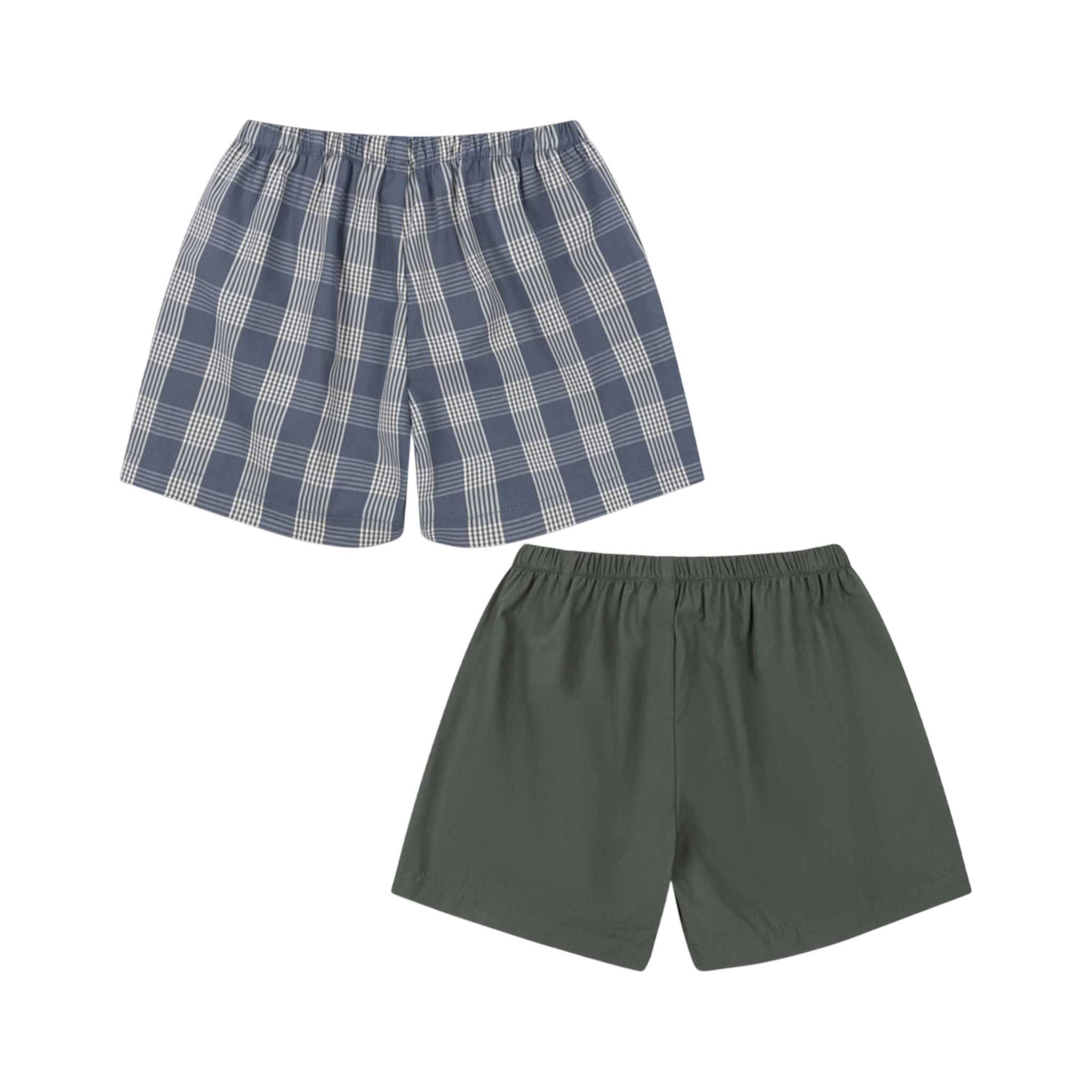 2er Pack Shorts Verne Flint Check Cilantro