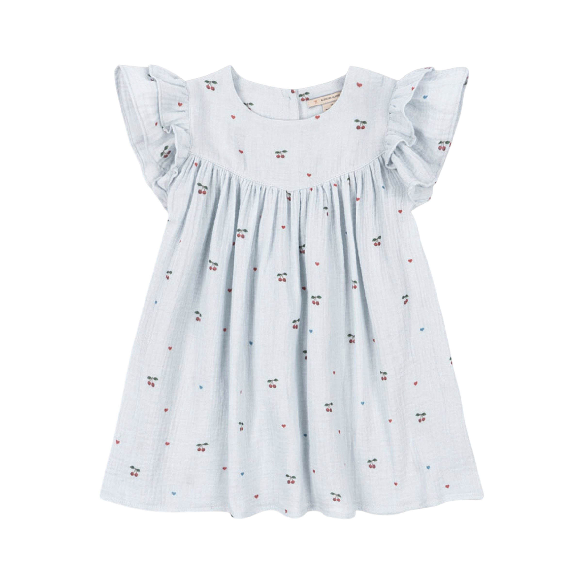 Kleid Coco Cherry Blue Coeur