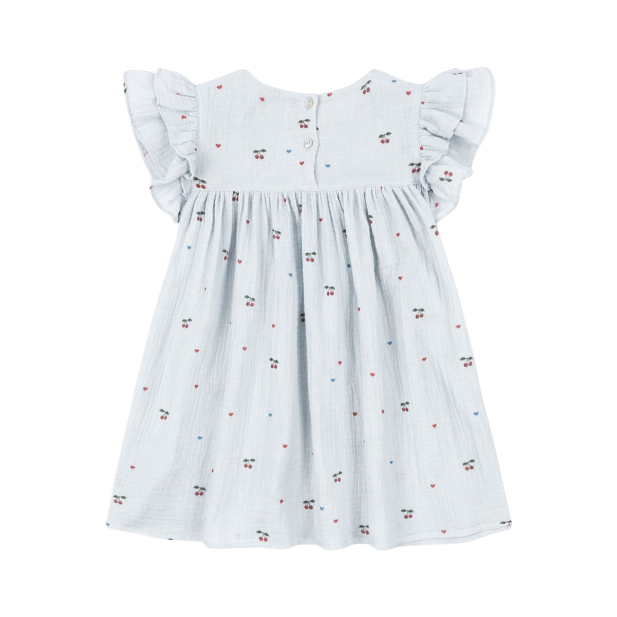 Kleid Coco Cherry Blue Coeur