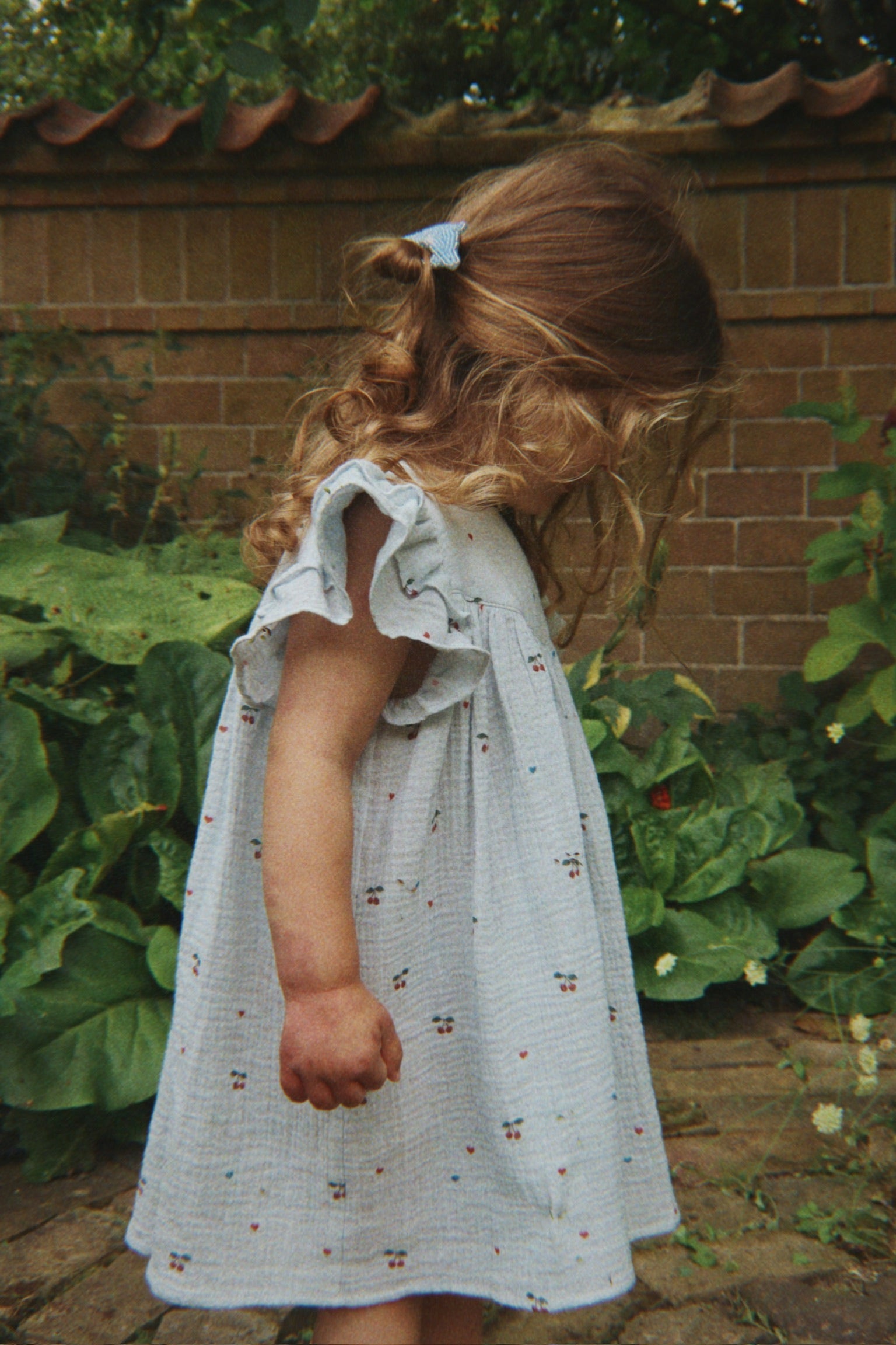 Kleid Coco Cherry Blue Coeur