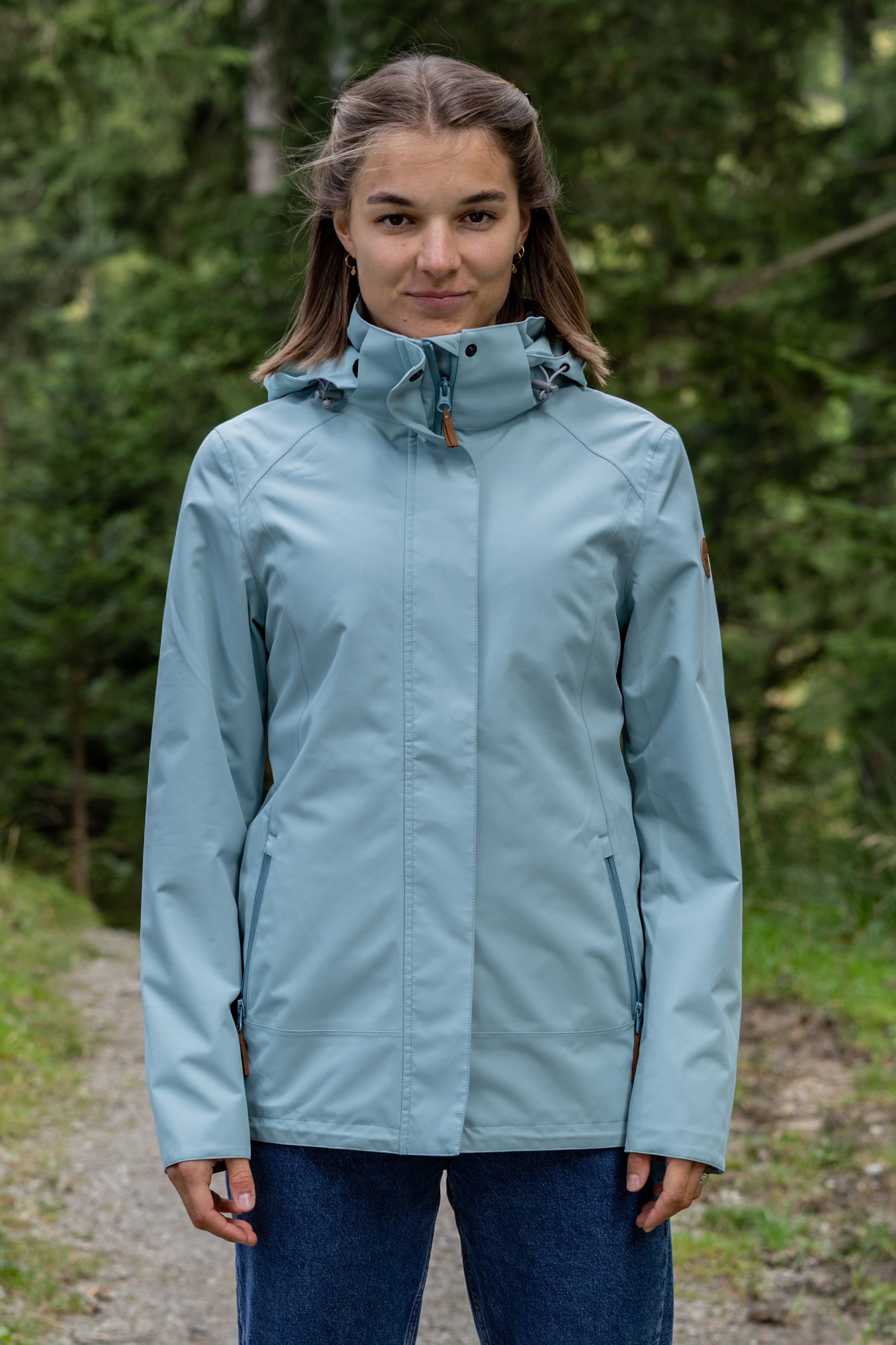 Women's rain jacket Selena tourmaline