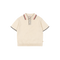 MIO KNIT POLO GOTS ALMOND MILK
