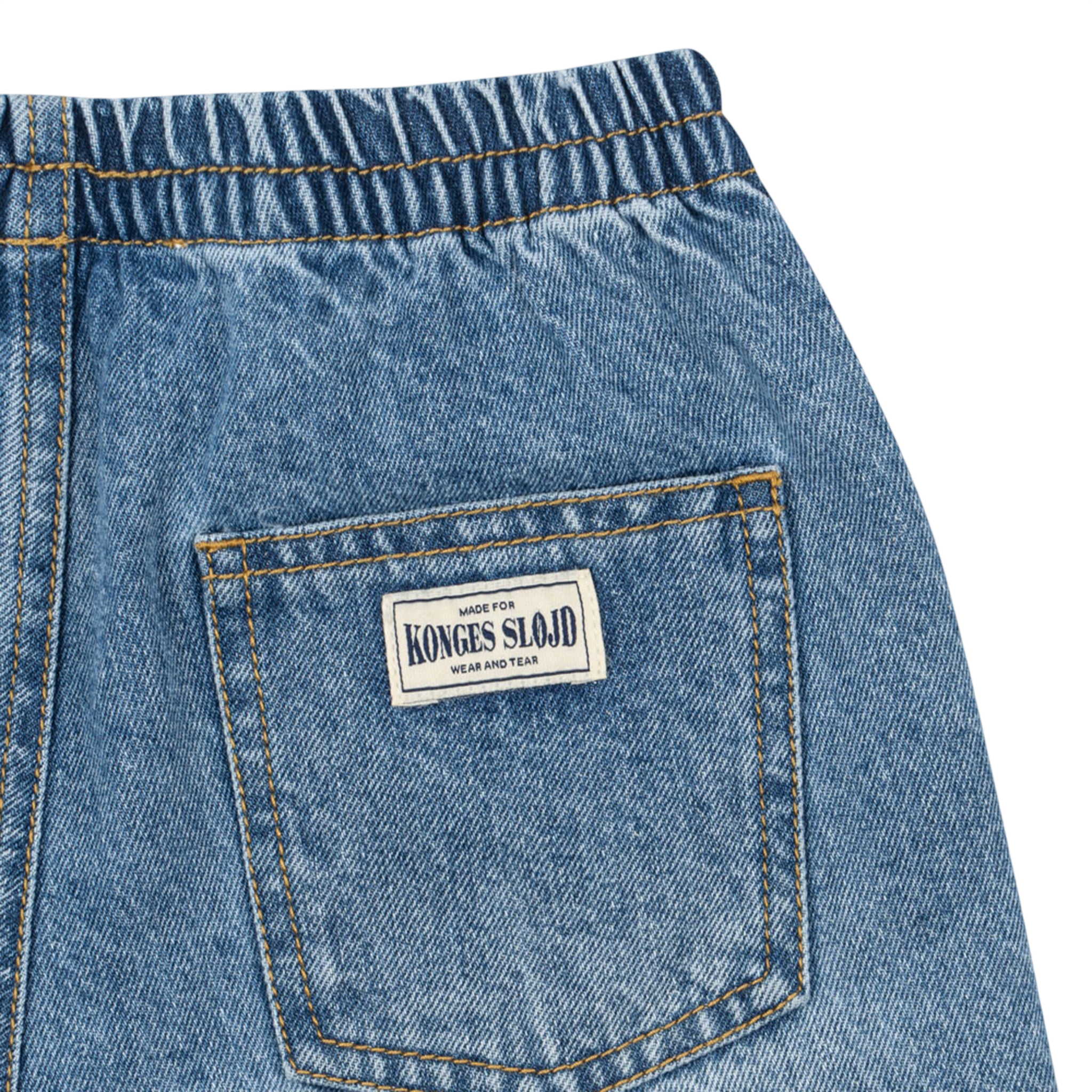 MAGOT DENIM SHORTS GOTS DENIM BLUE