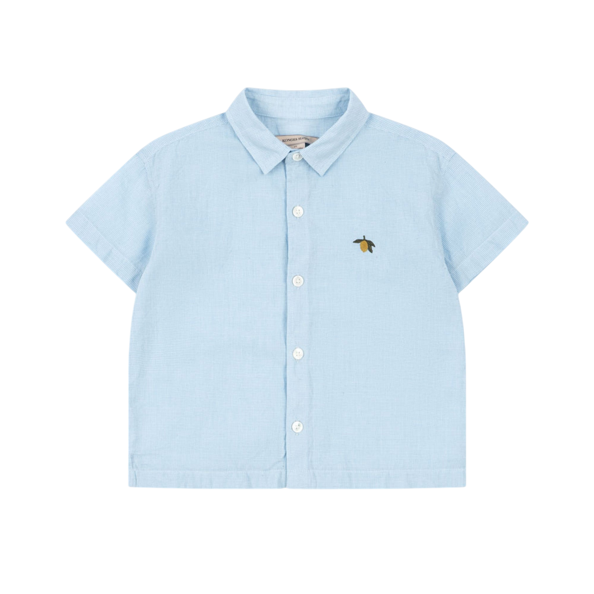 FRAN SHIRT GOTS BLUE CHECK