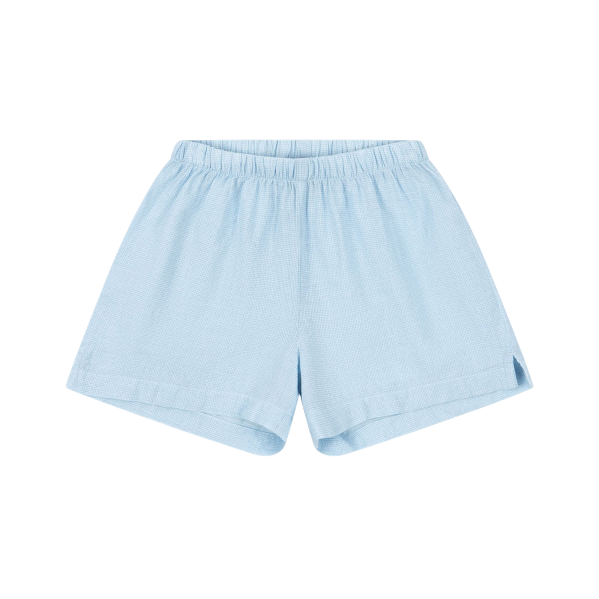 FRAN SHORTS GOTS BLUE CHECK