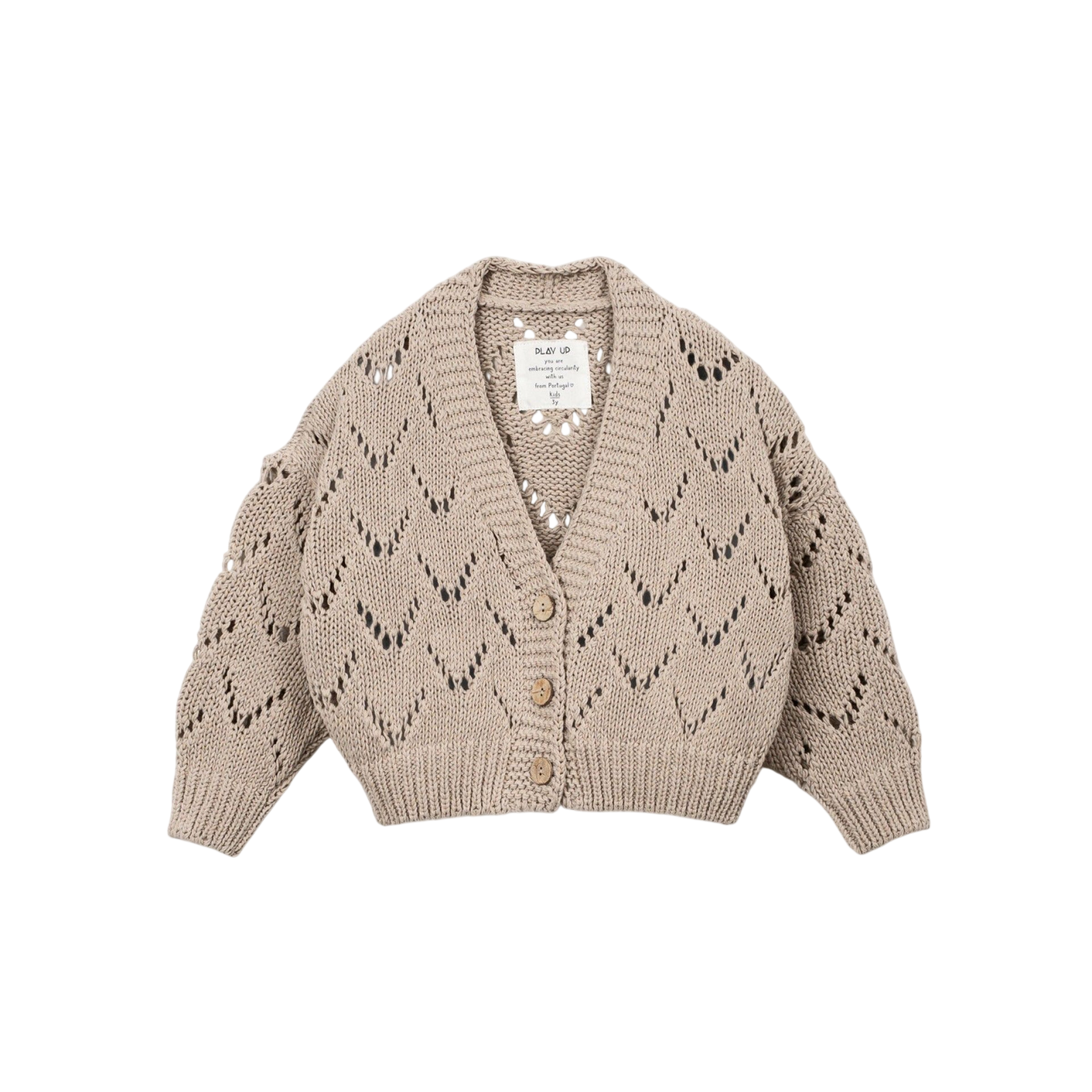 Veste en tricot Bio Resin