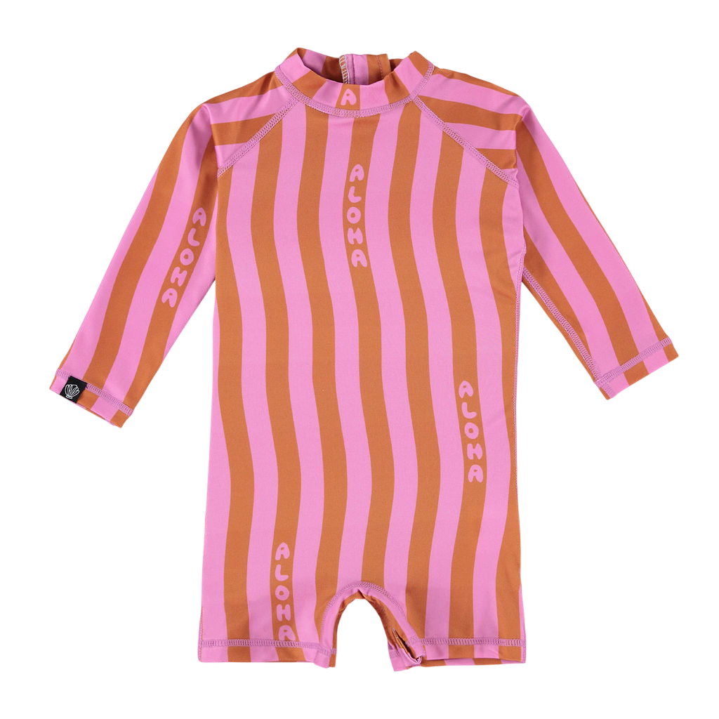 Baby Badeanzug UPF 50+ Aloha Stripes