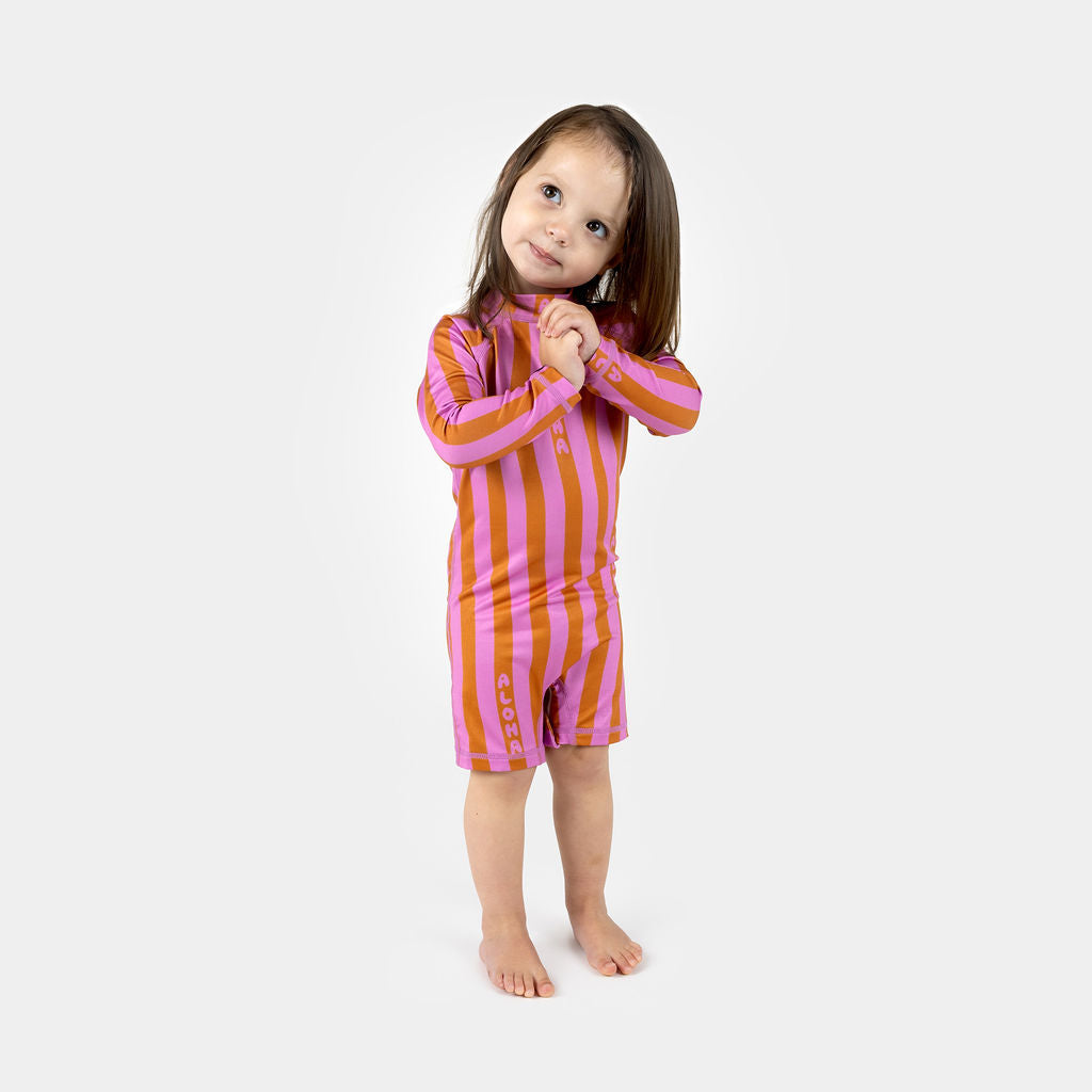 Baby Badeanzug UPF 50+ Aloha Stripes